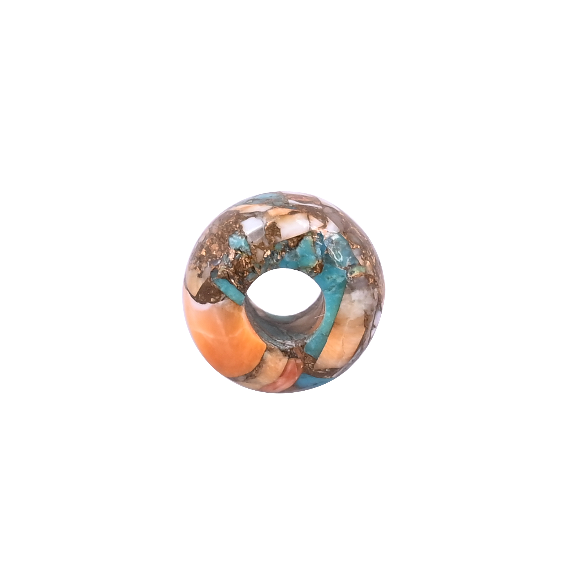 Oyster Copper Turquoise Beads 14x8x5mm Natural Gemstone for Jewelry Making