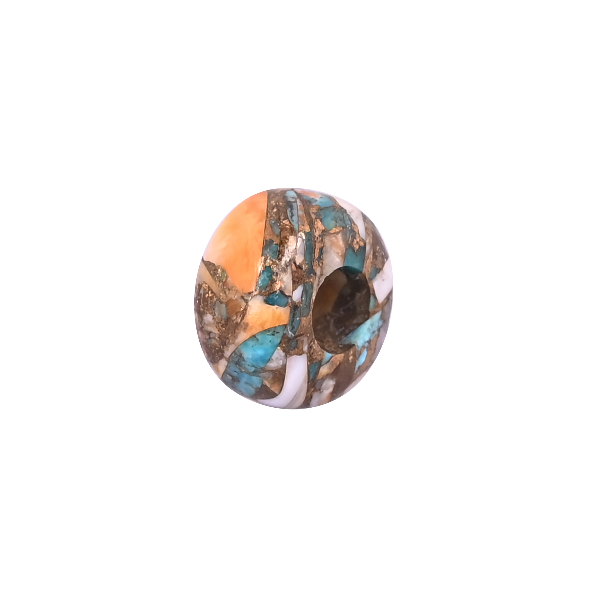 Oyster Copper Turquoise Beads 14x8x5mm Natural Gemstone for Jewelry Making