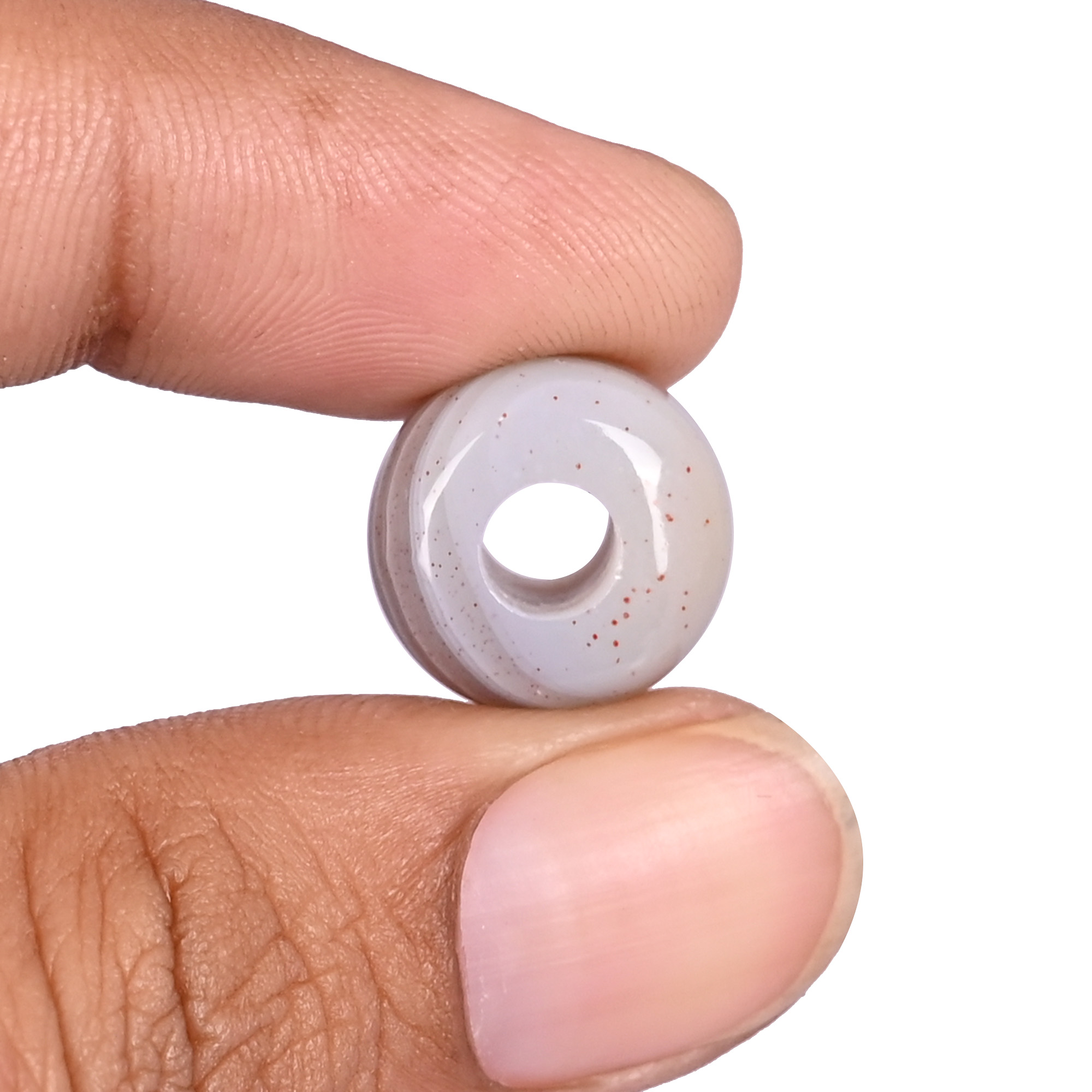 Botswana Agate Bead 12 Carat 14x8x5mm Natural Gemstone for Jewelry Making