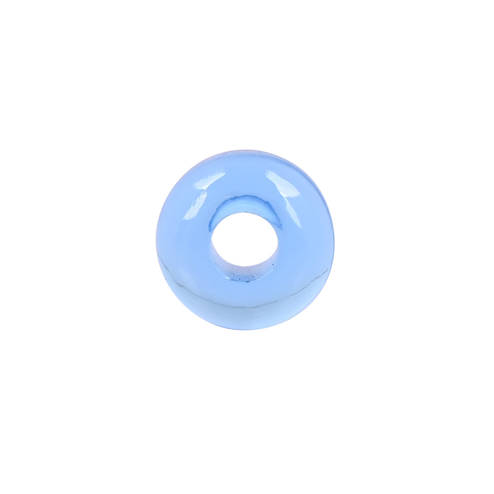 Image of Blue Hydro Beads 14x8x5mm Synthetic Gemstone for Jewelry Making
