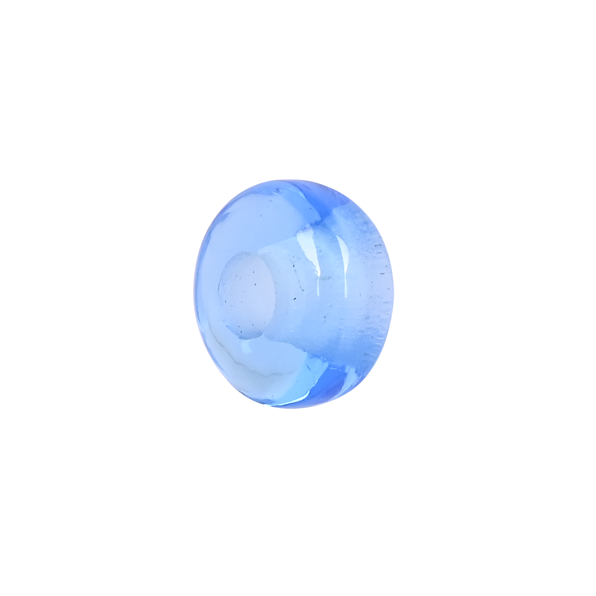 Blue Hydro Beads 14x8x5mm Synthetic Gemstone for Jewelry Making