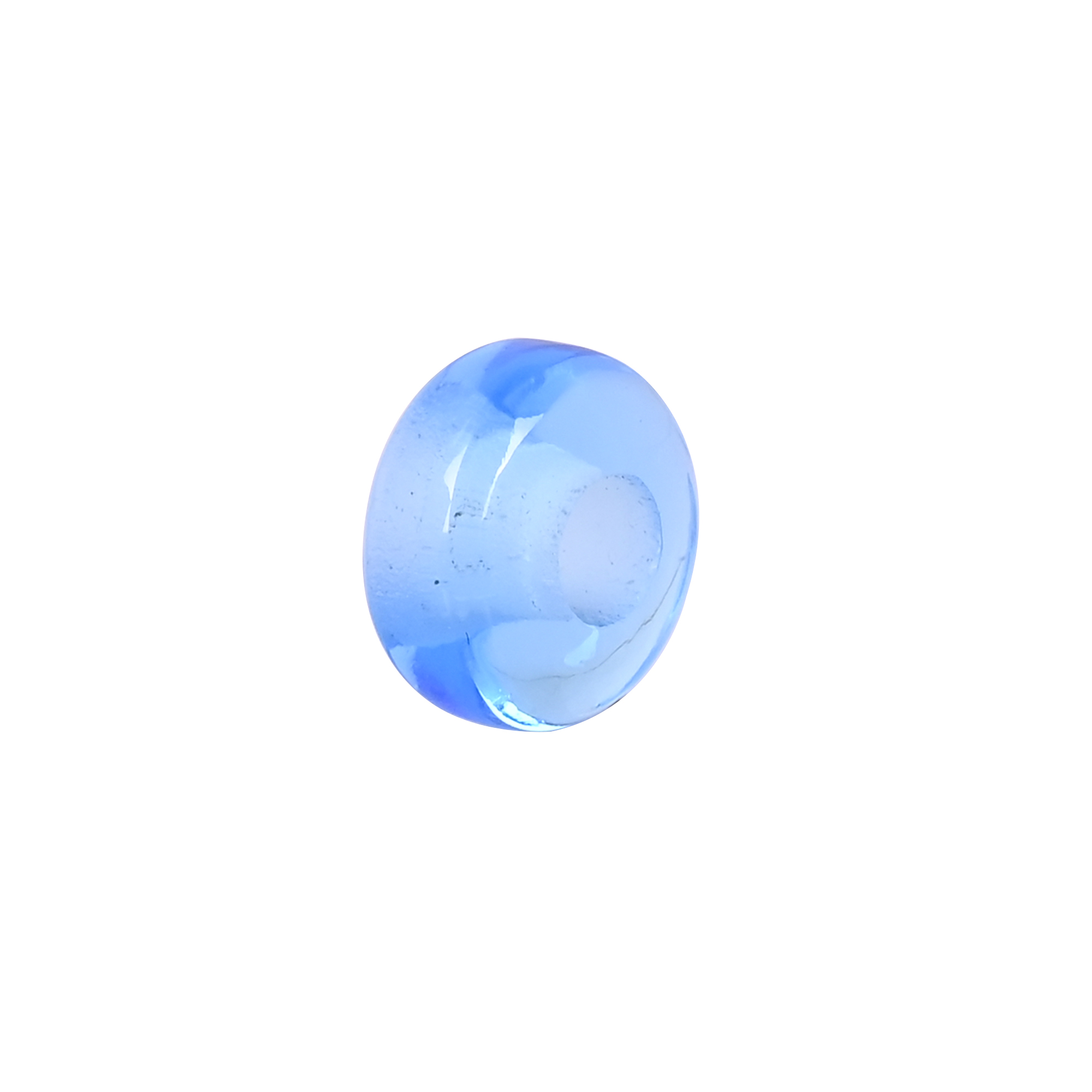 Blue Hydro Beads 14x8x5mm Synthetic Gemstone for Jewelry Making
