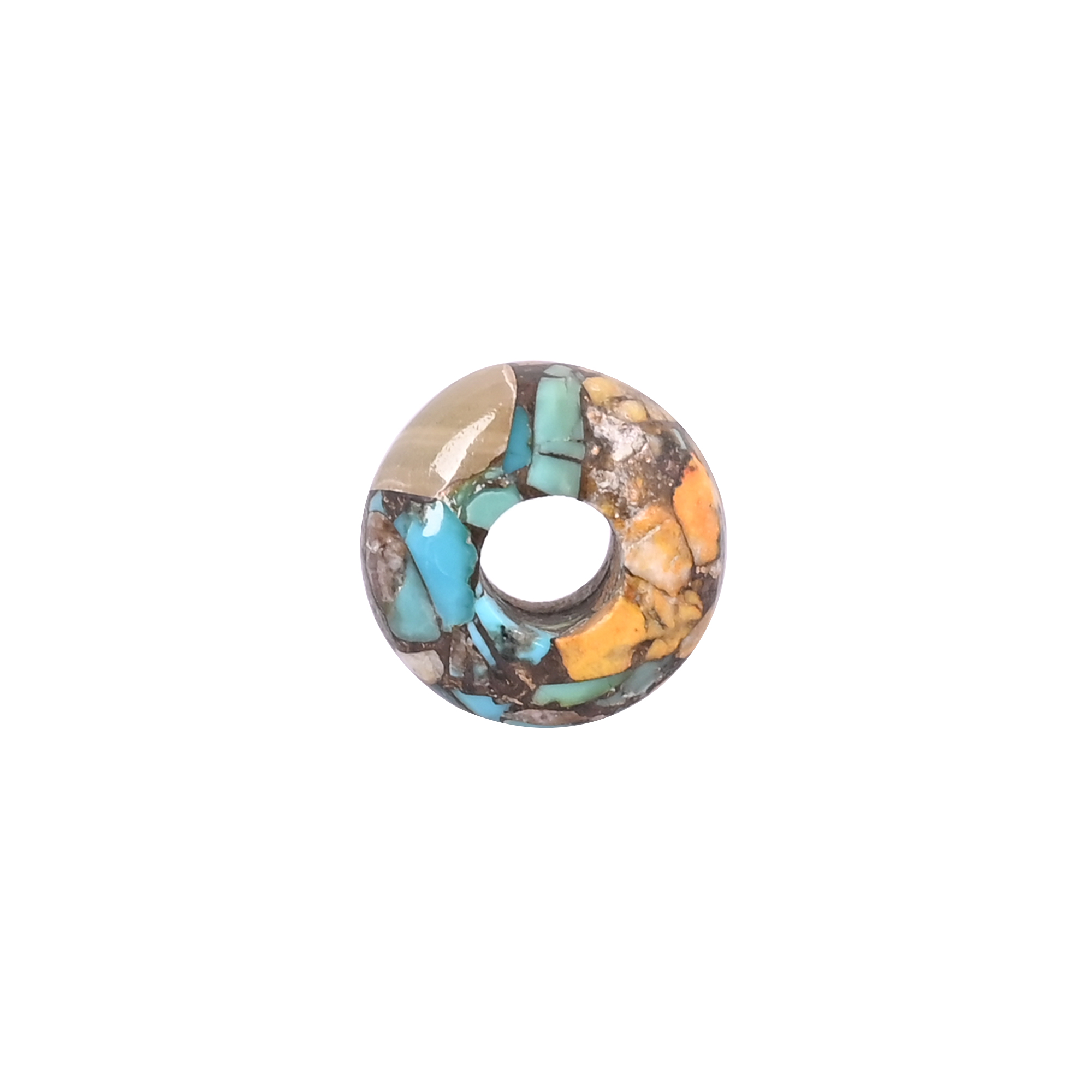 Oyster Copper Turquoise Beads 14x8x5mm Natural Gemstone for Jewelry Making