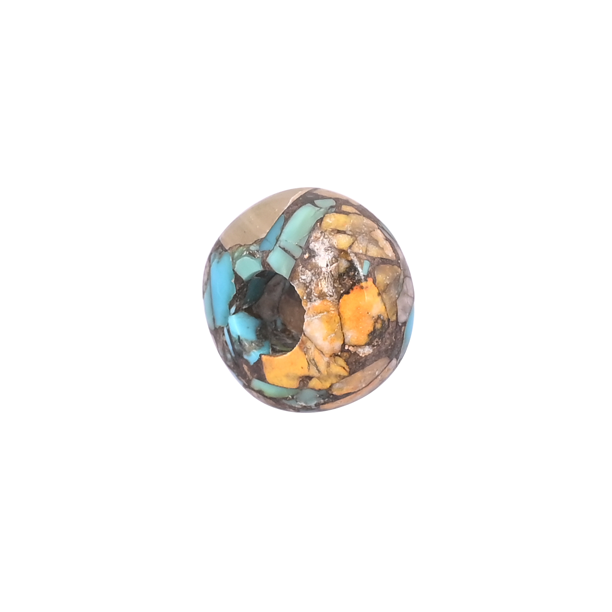 Oyster Copper Turquoise Beads 14x8x5mm Natural Gemstone for Jewelry Making