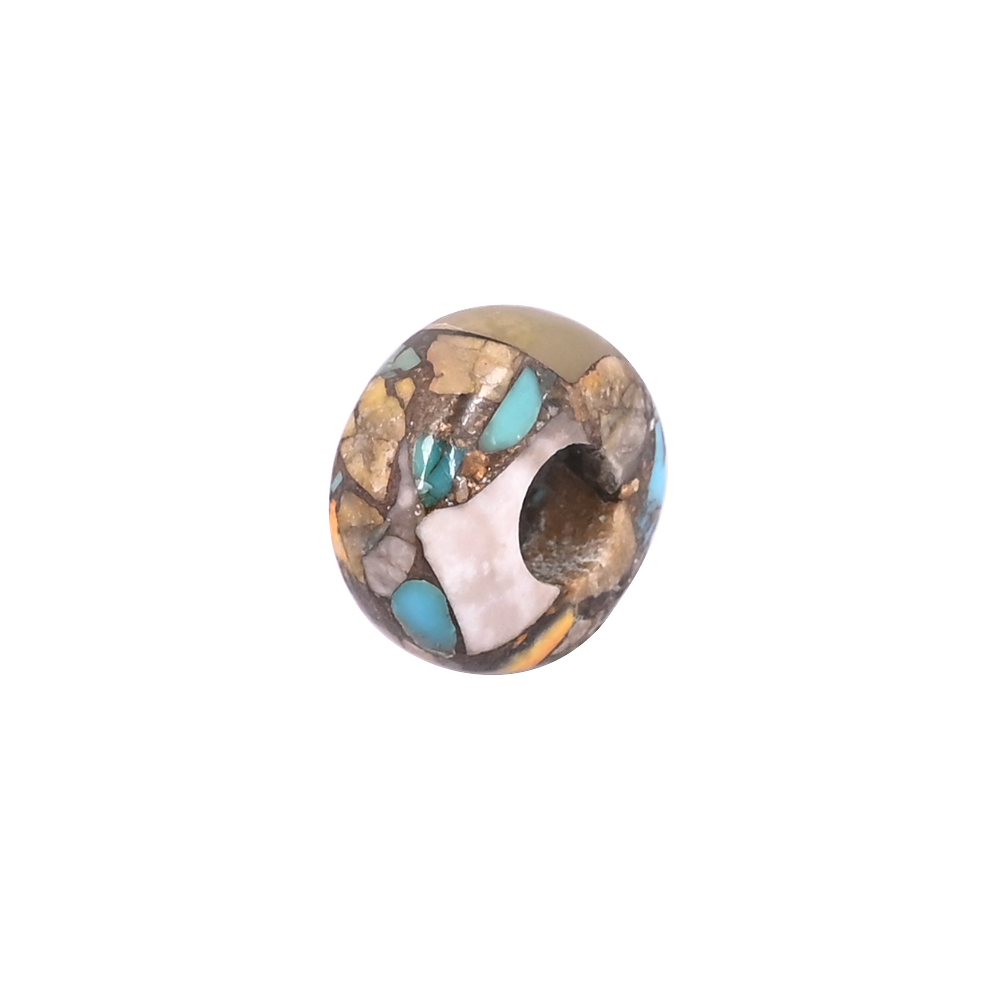 Oyster Copper Turquoise Beads 14x8x5mm Natural Gemstone for Jewelry Making