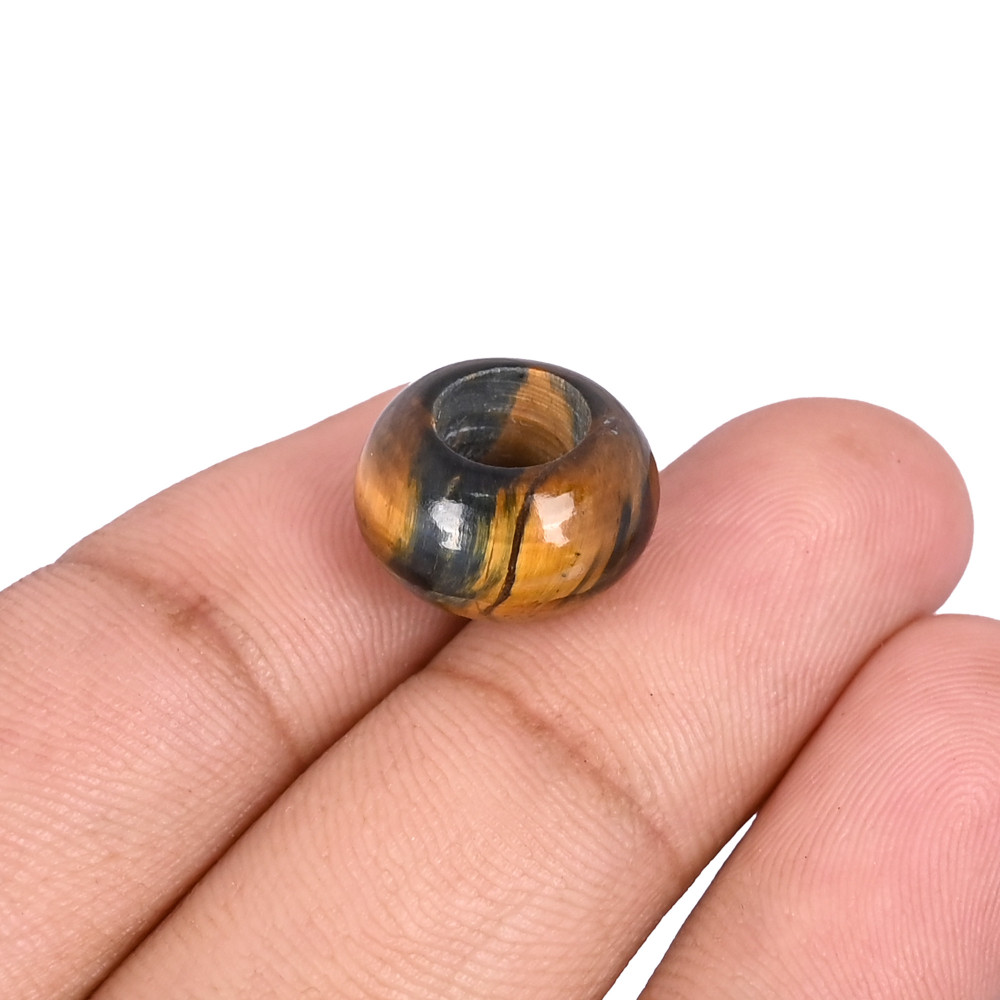Image of Tiger Eye Beads 10 Carat 14x8.5x6.5 Natural Gemstone for Jewelry Making