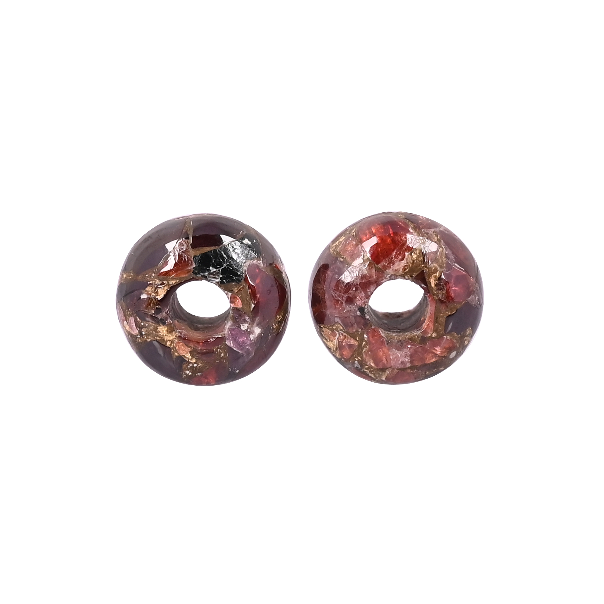 Garnet Copper Beads 14x8x45mm Natural Gemstone for Jewelry Making