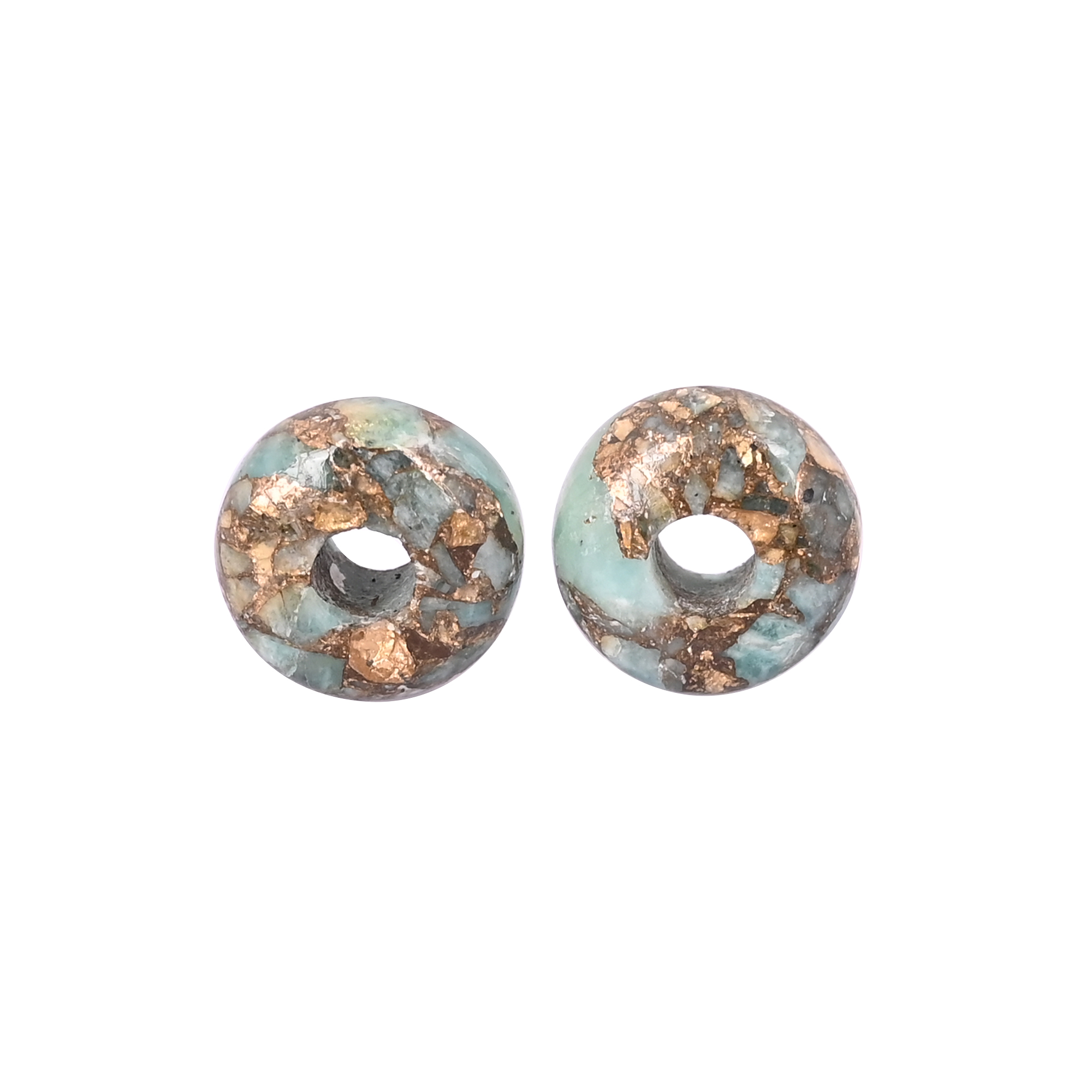 Amazonite Copper Beads 14x8x4mm Natural Gemstone for Jewelry Making