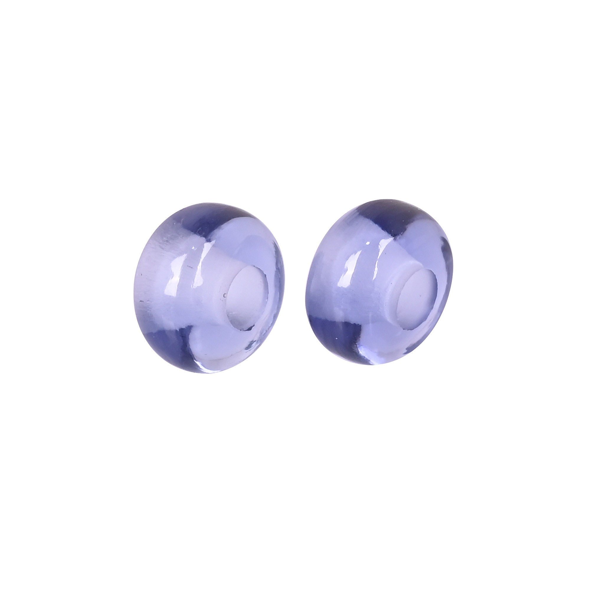 Tanzanite Hydro Beads 14x8x5mm Synthetic Gemstone for Jewelry Making