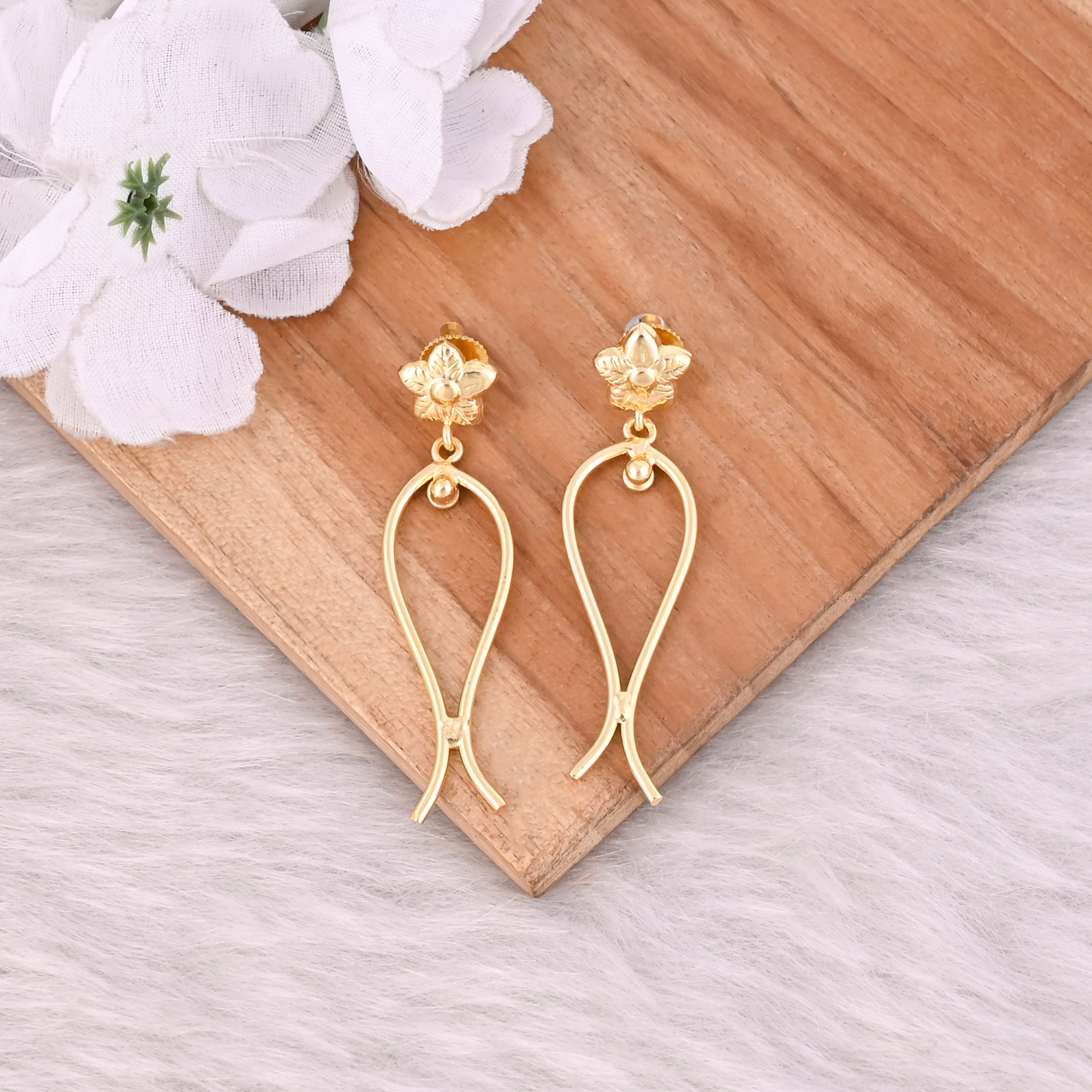 Brass Yellow Gold Plated Brass Handmade Designer Stud Earring Wholesale Lot 25 Pairs