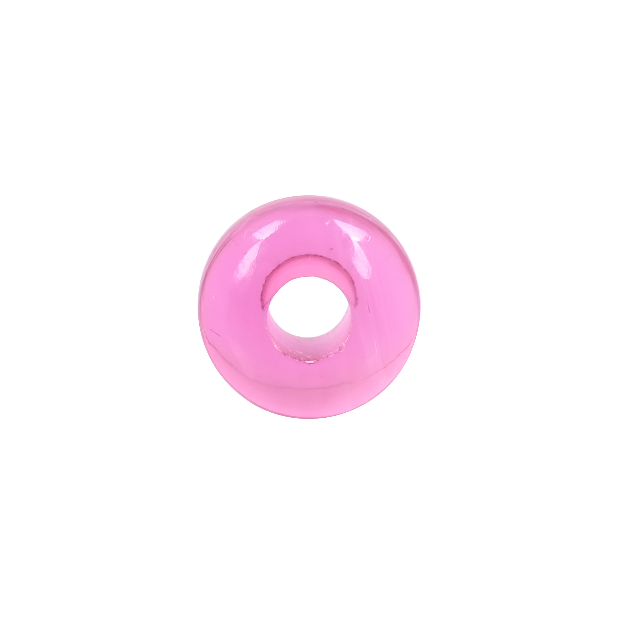 Pink Tourmaline Hydro Beads 11 Carat 14x8x5mm Synthetic Gemstone for Jewelry Making