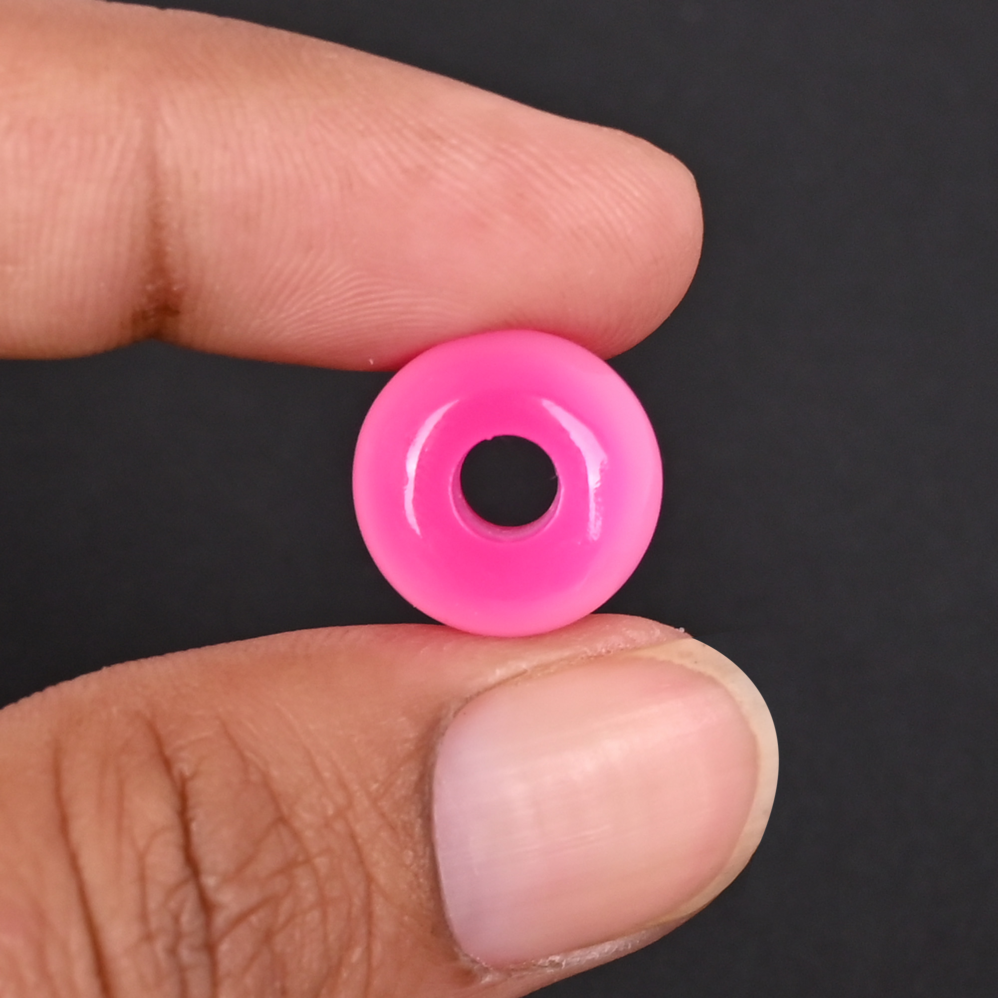 Fuchsia Chalcedony Beads 14x8x45mm Natural Gemstone for Jewelry Making