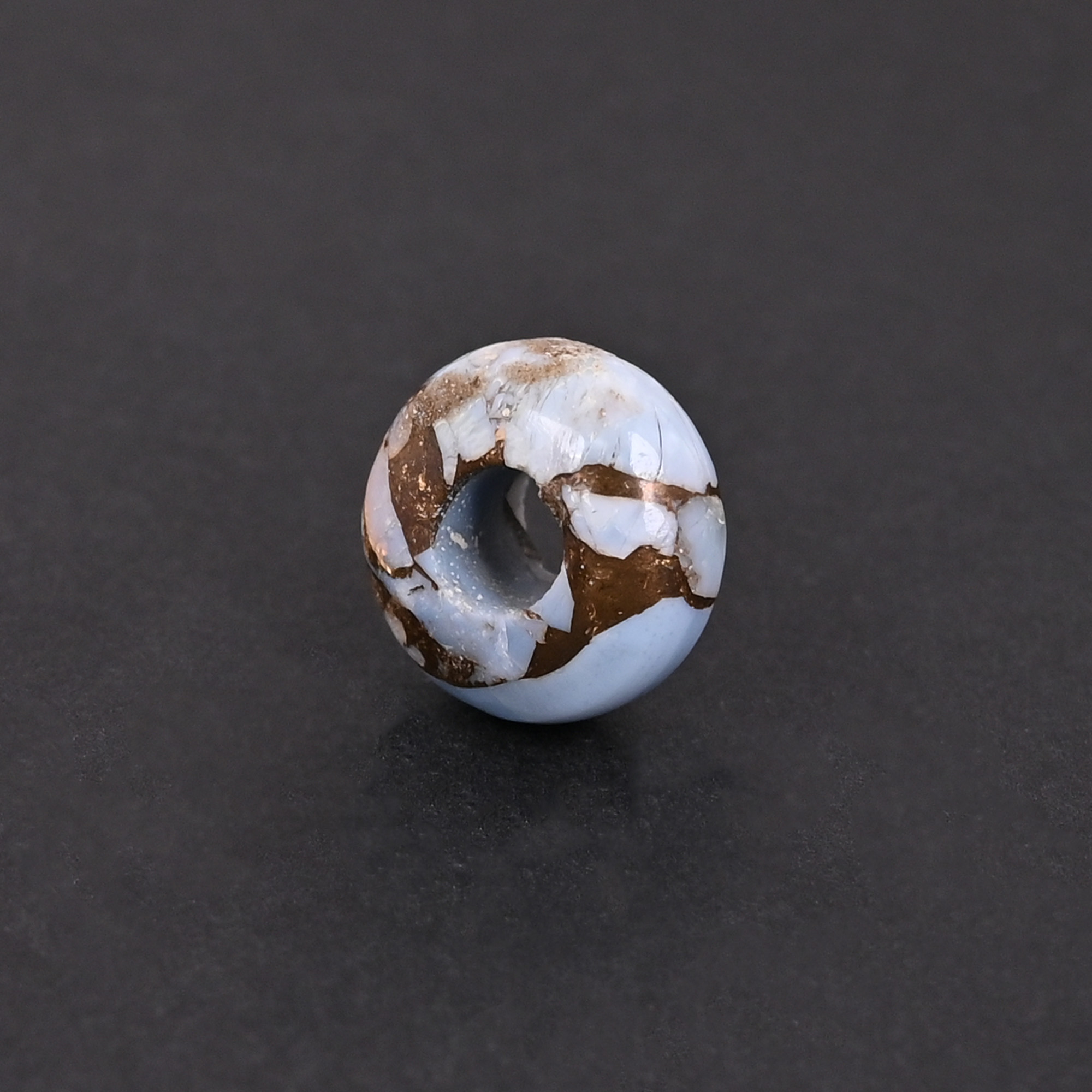 Blue Opal Copper Beads 14x8x5mm Natural Gemstone for Jewelry Making