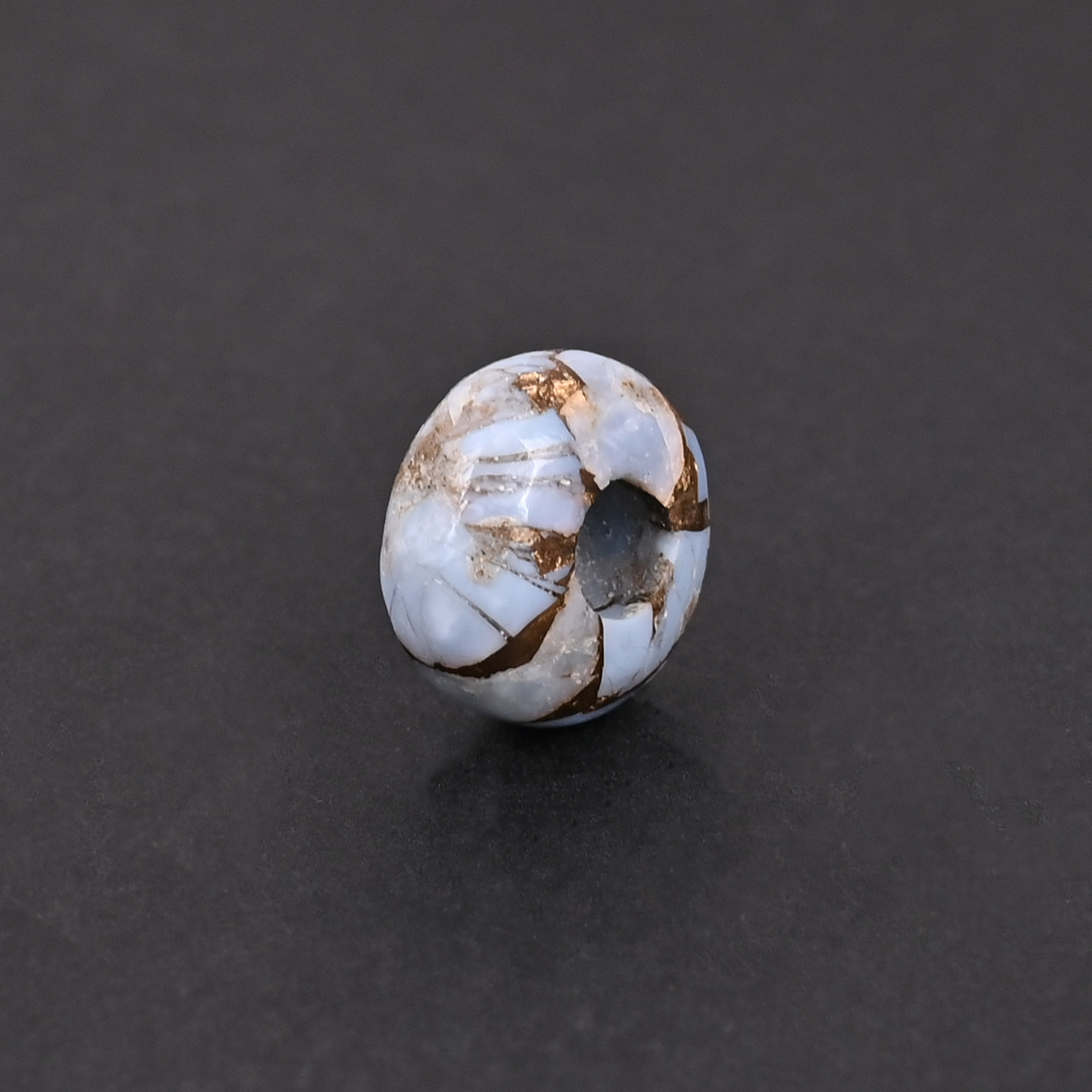 Blue Opal Copper Beads 14x8x5mm Natural Gemstone for Jewelry Making