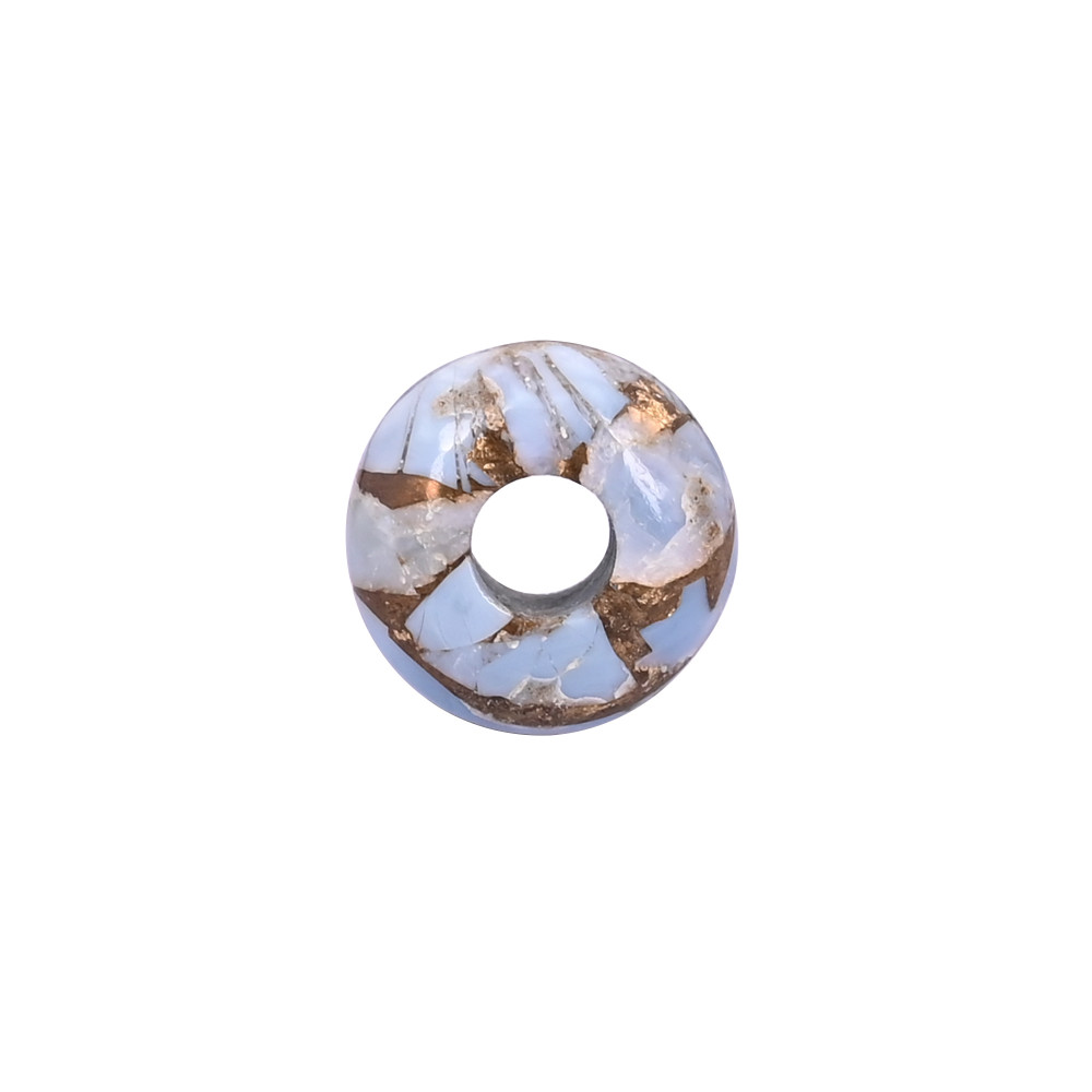 Image of Blue Opal Copper Beads 14x8x5mm Natural Gemstone for Jewelry Making