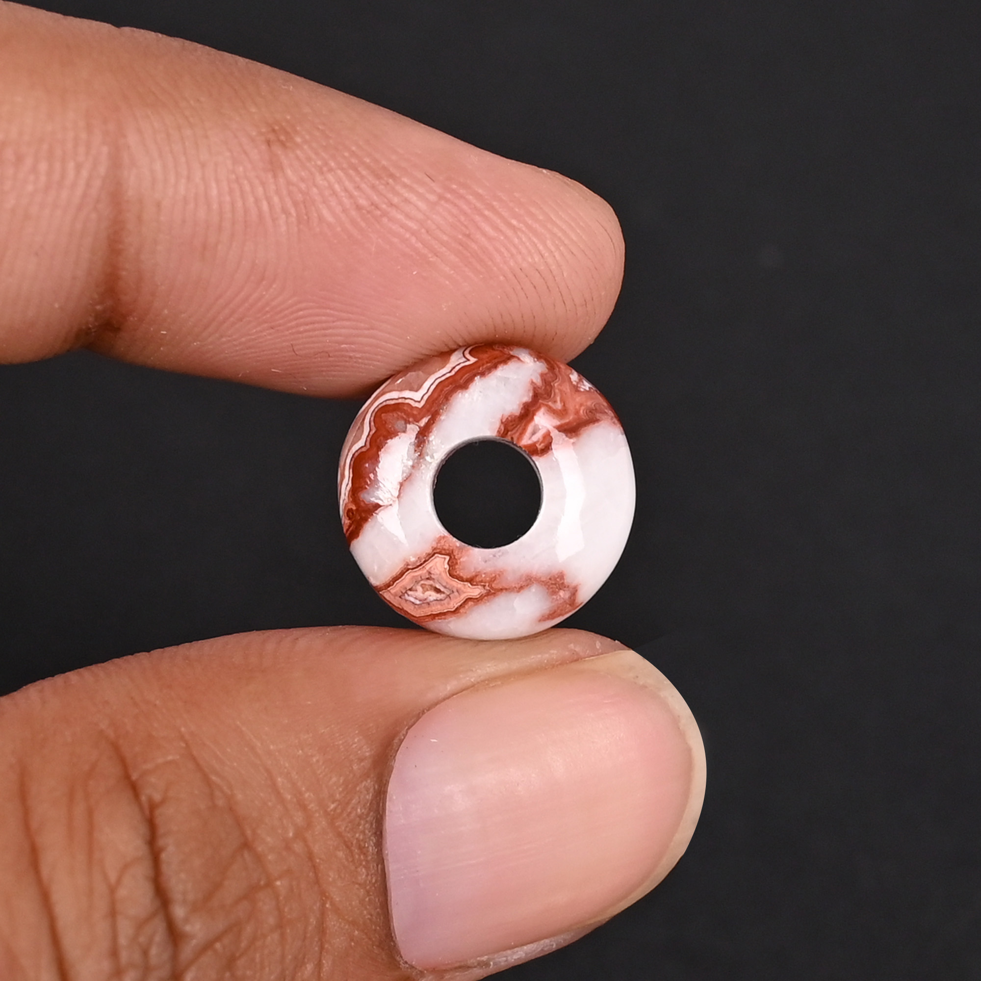 Crazy Lace Agate Beads 1050 Carat 14x8x5mm Natural Gemstone for Jewelry Making
