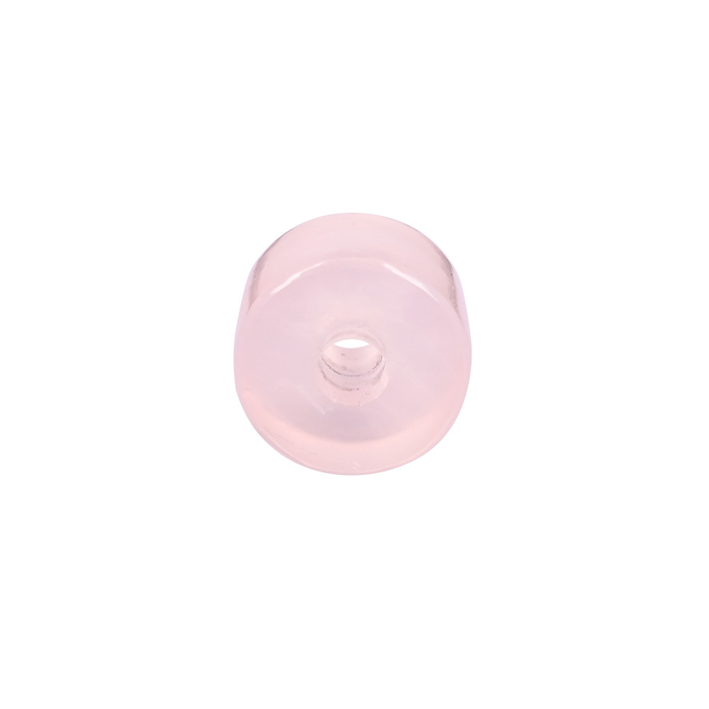Image of Rose Quartz Bead 24 Carat 16x10x4 Natural Gemstone for Jewelry Making
