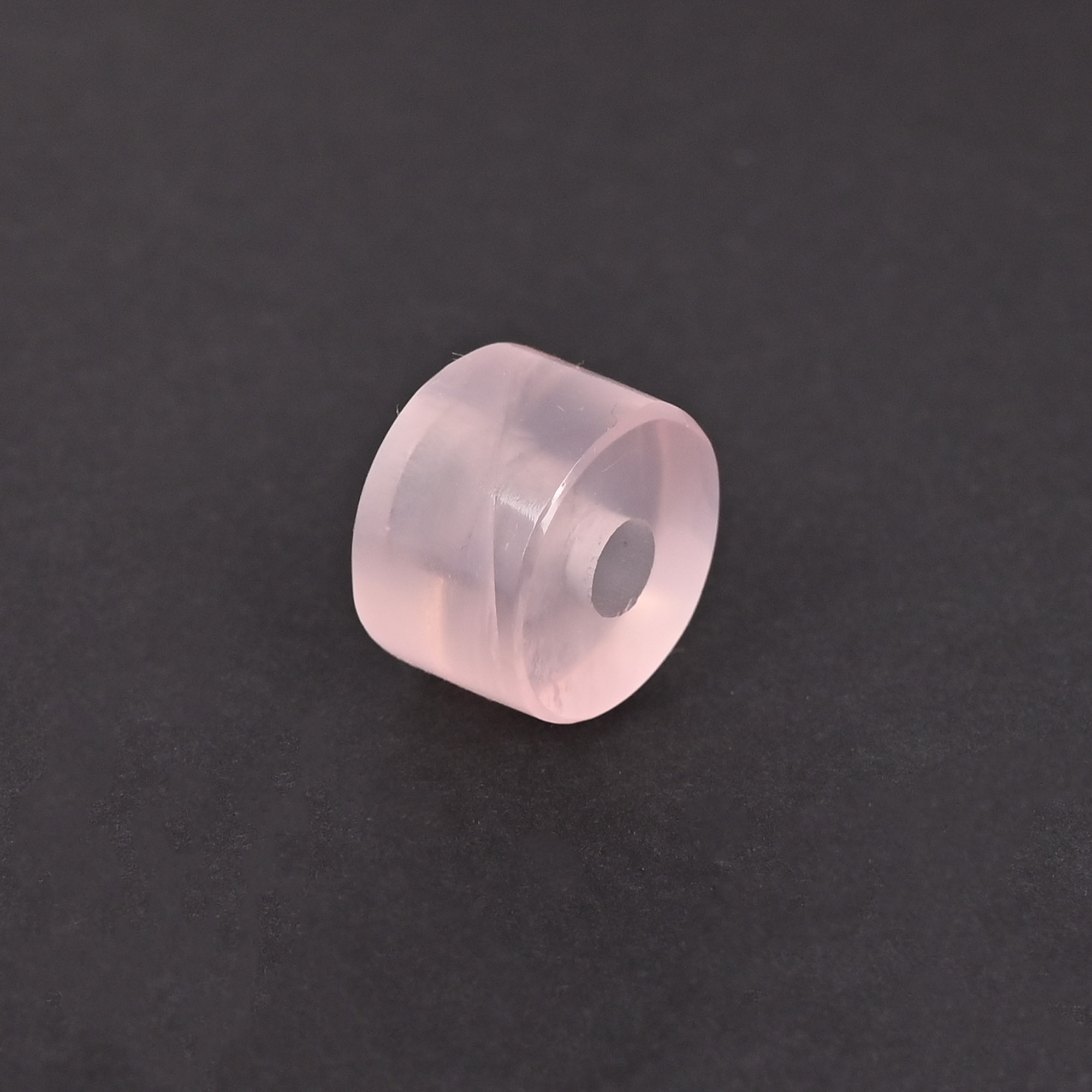 Rose Quartz Bead 24 Carat 16x10x4 Natural Gemstone for Jewelry Making