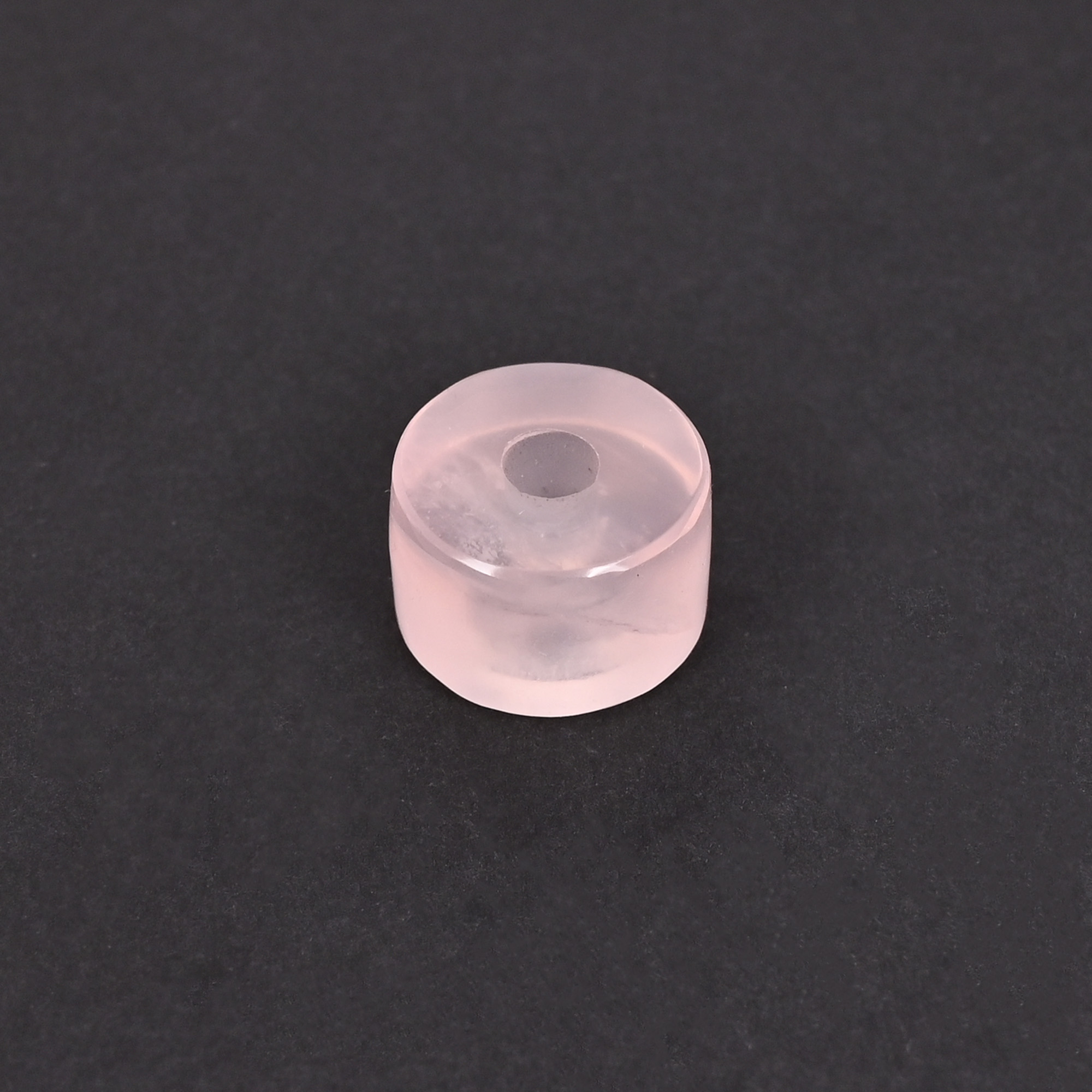 Rose Quartz Bead 24 Carat 16x10x4 Natural Gemstone for Jewelry Making