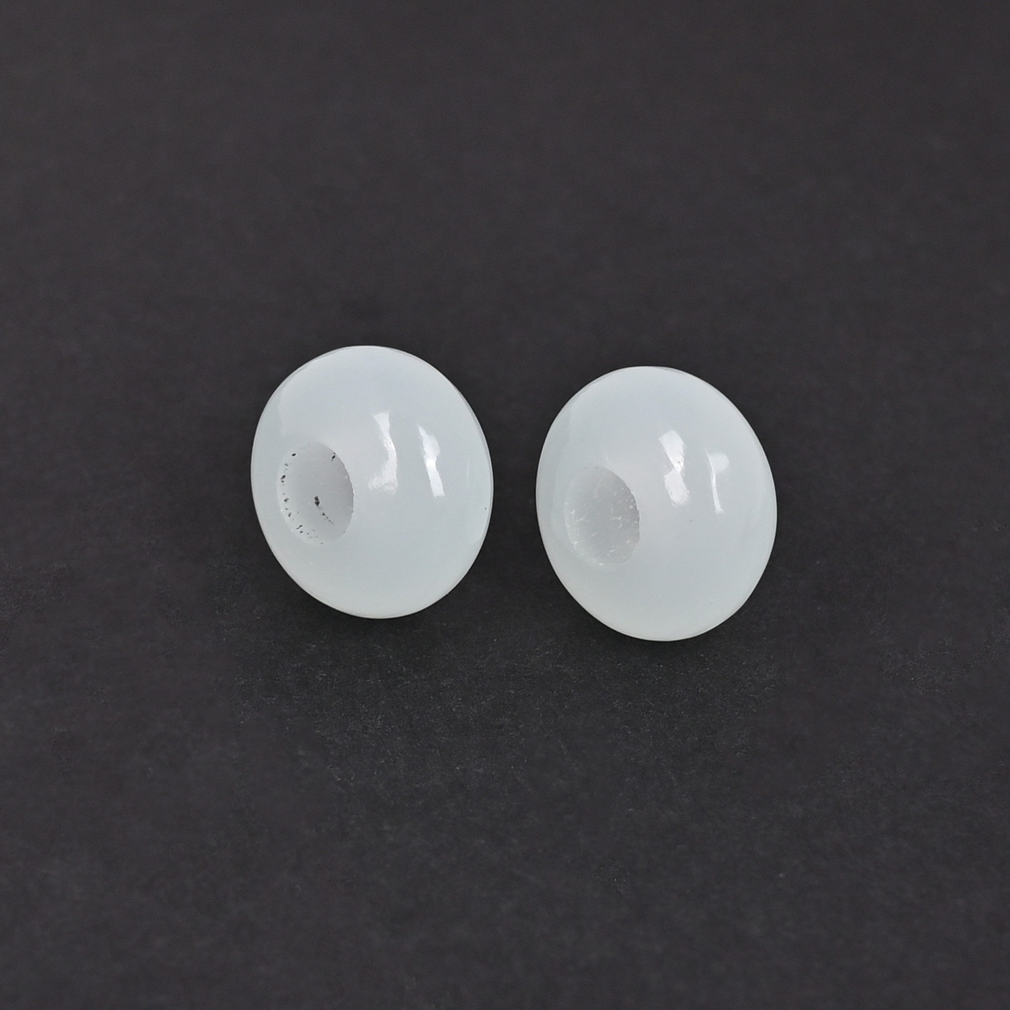 Aqua chalcedony Bead 99 Carat 14x8x5mm Natural Gemstone for Jewelry Making