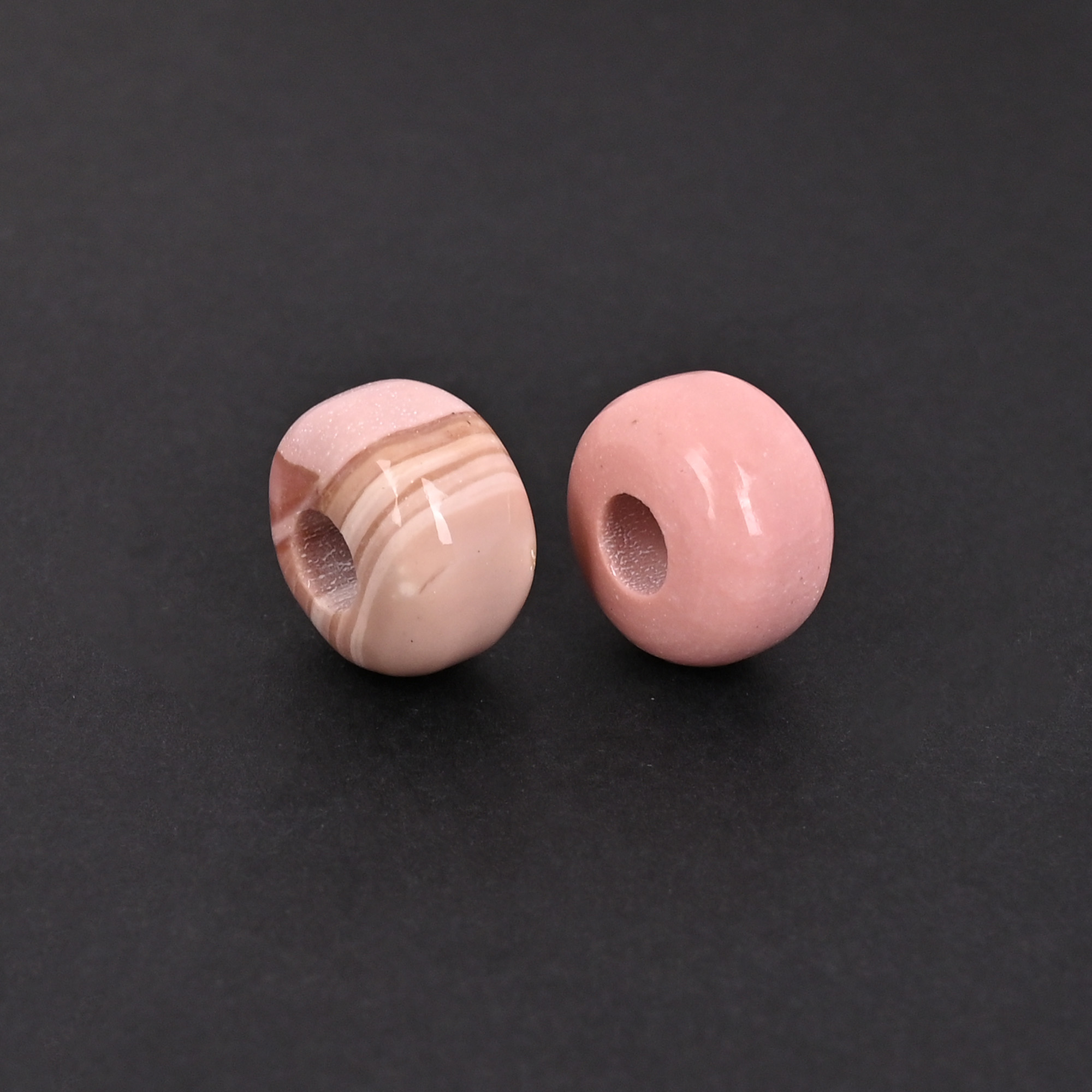 Australian Pink Opal Beads 16x10x55mm Natural Gemstone for Jewelry Making