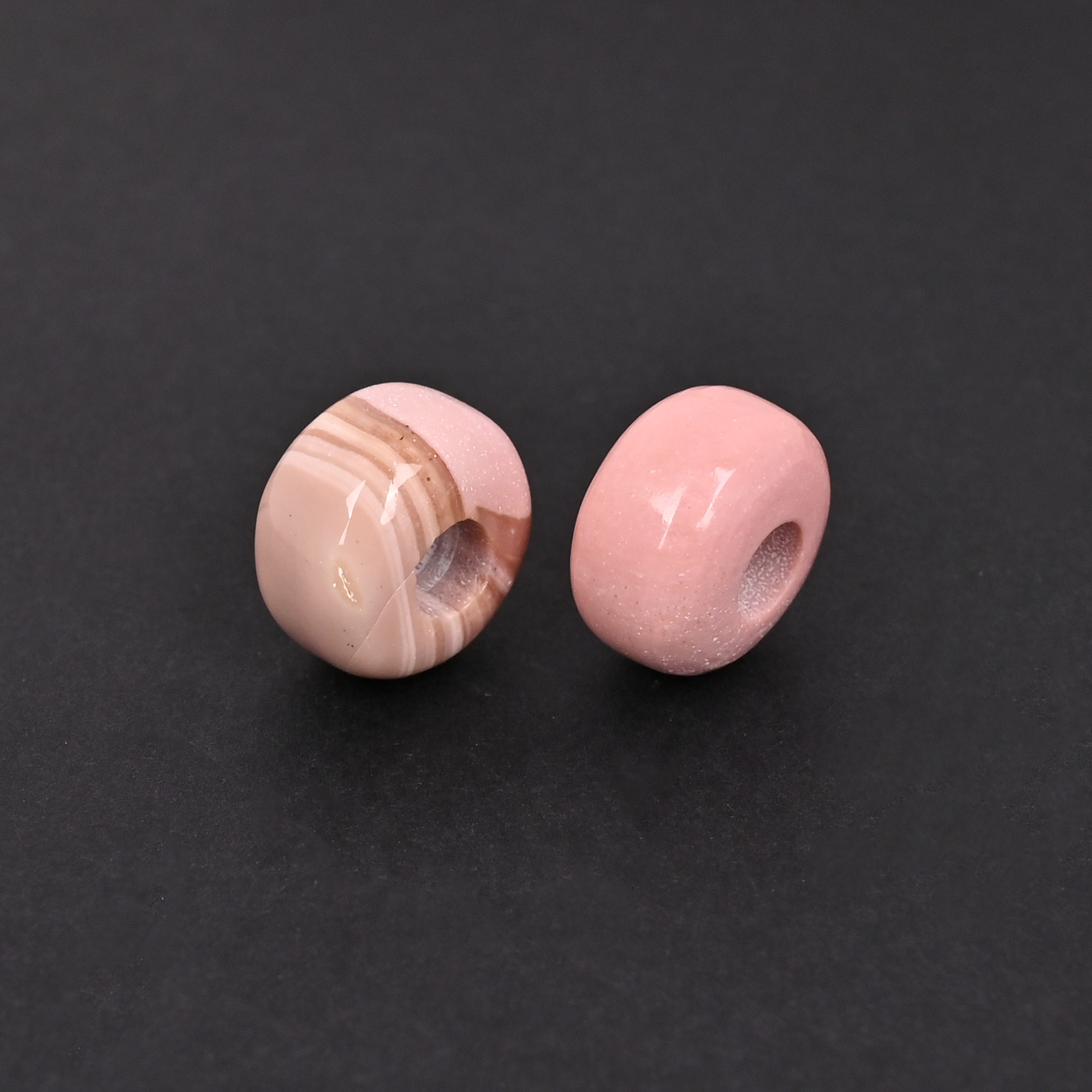 Australian Pink Opal Beads 16x10x55mm Natural Gemstone for Jewelry Making