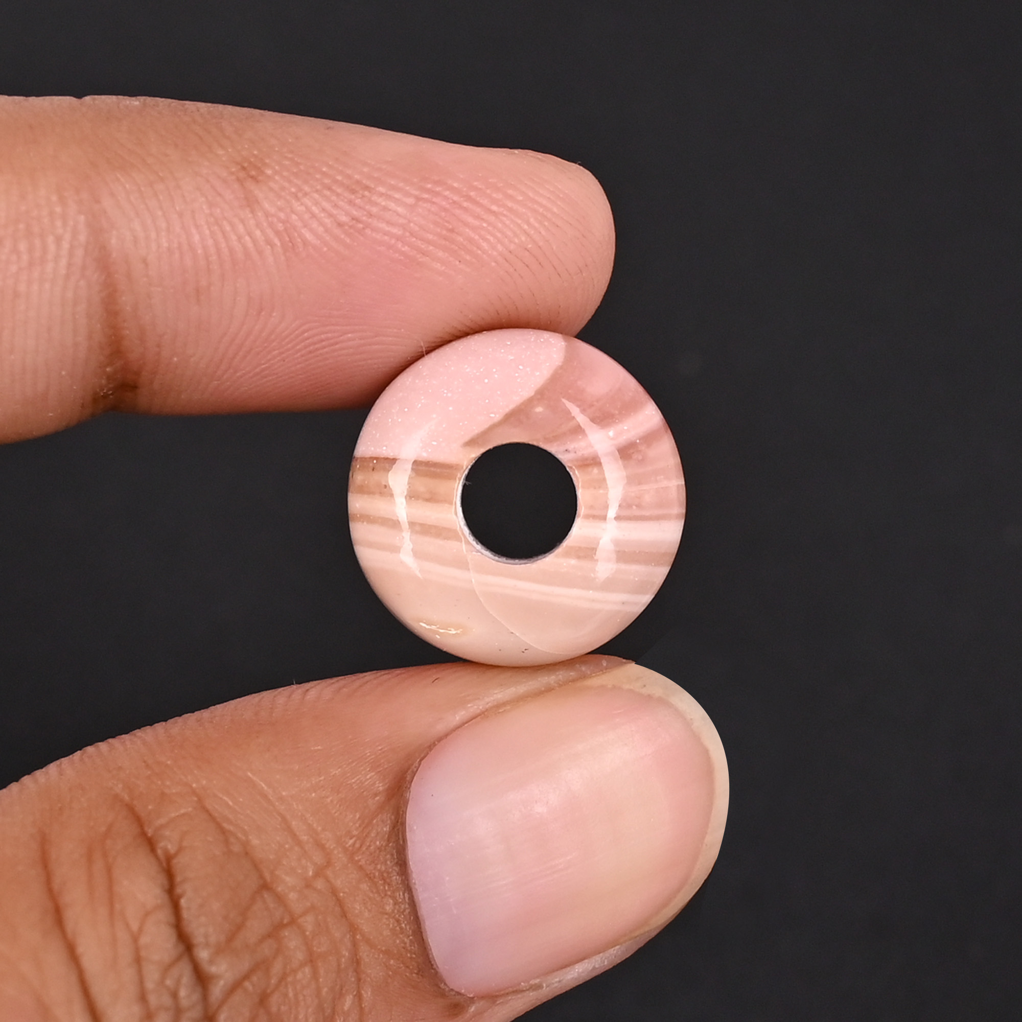 Australian Pink Opal Beads 16x10x55mm Natural Gemstone for Jewelry Making
