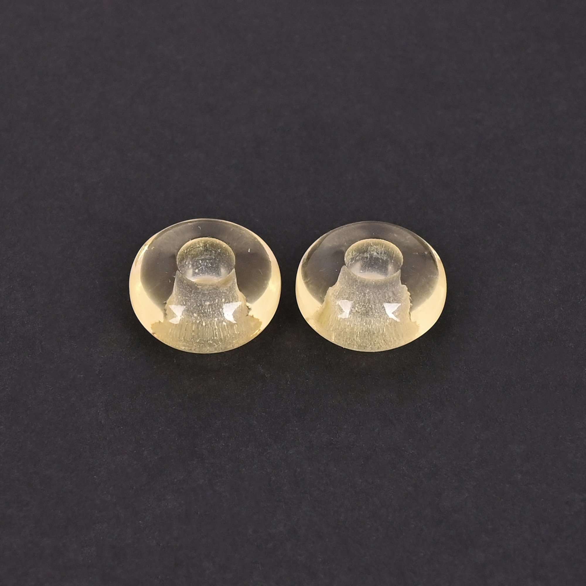 Lemon Hydro Beads 14x7x5mm Synthetic Gemstone for Jewelry Making