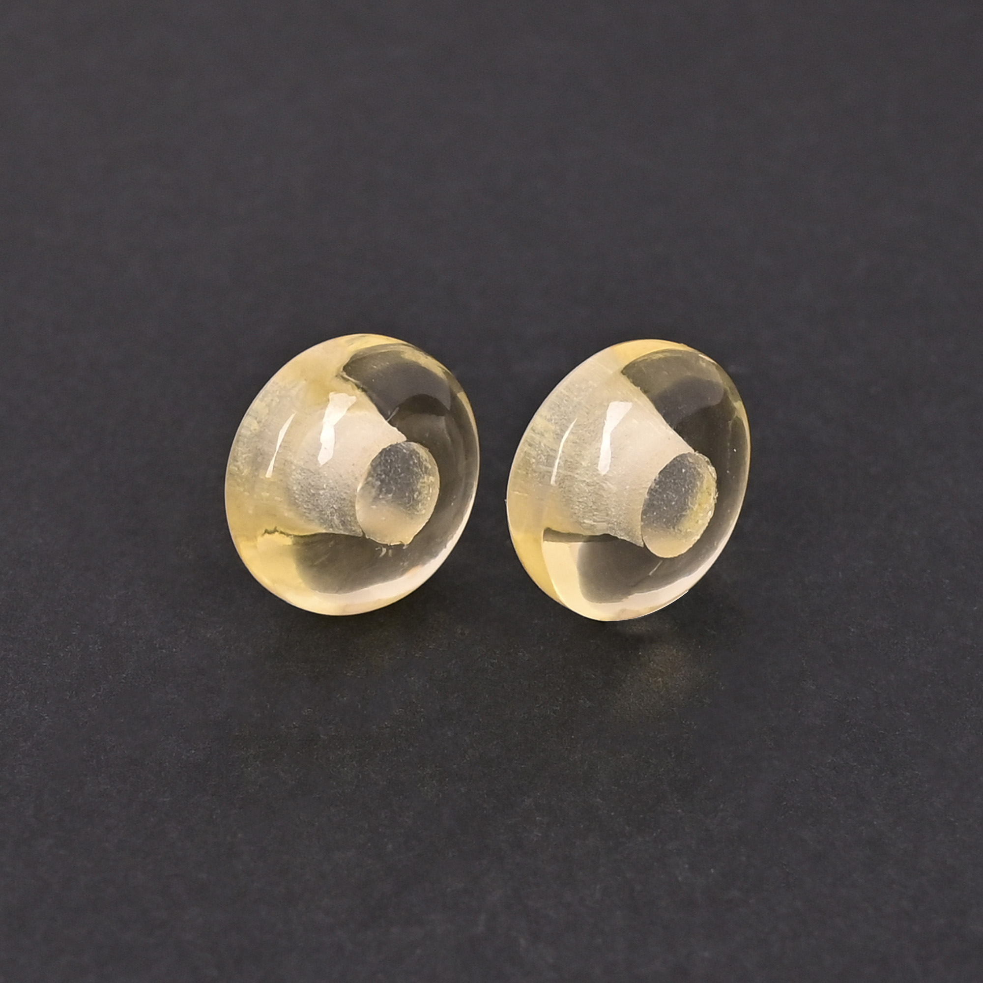 Lemon Hydro Beads 14x7x5mm Synthetic Gemstone for Jewelry Making