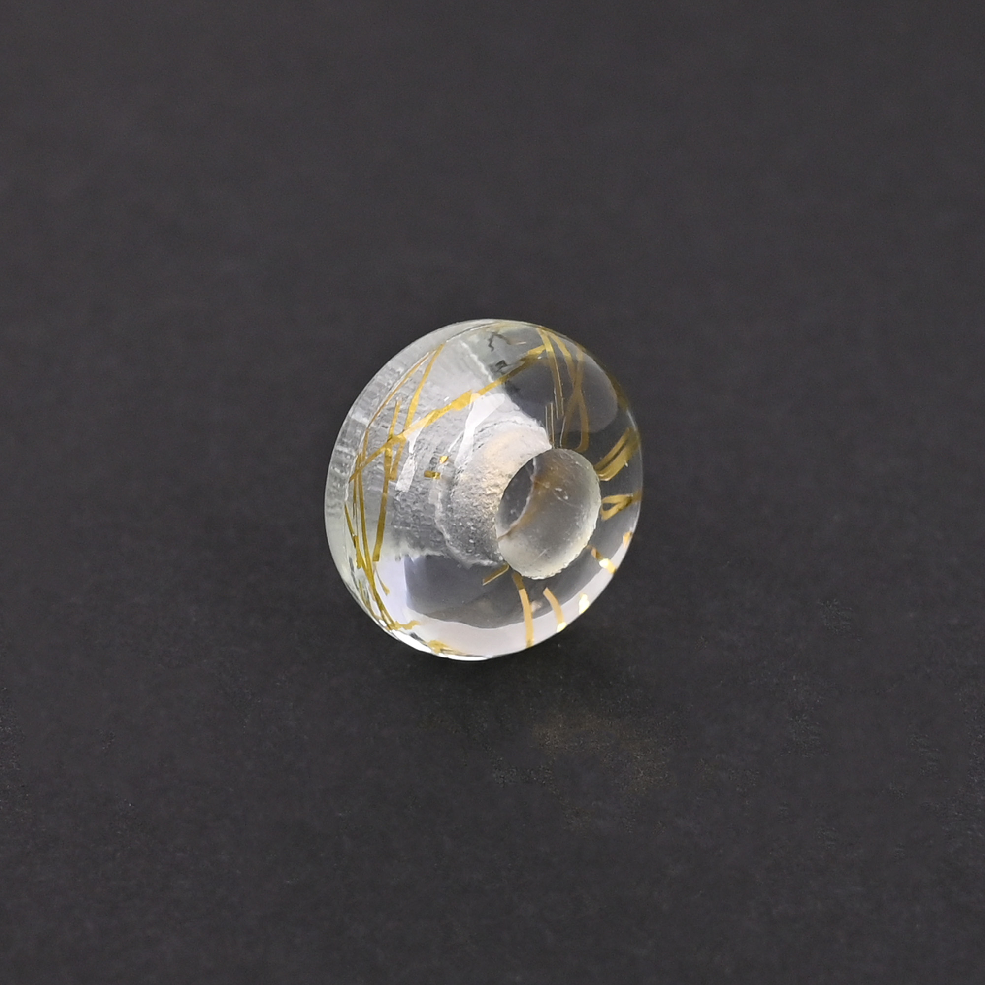 Chinese Rutile Beads 14x8x5mm Synthetic Gemstone for Jewelry Making