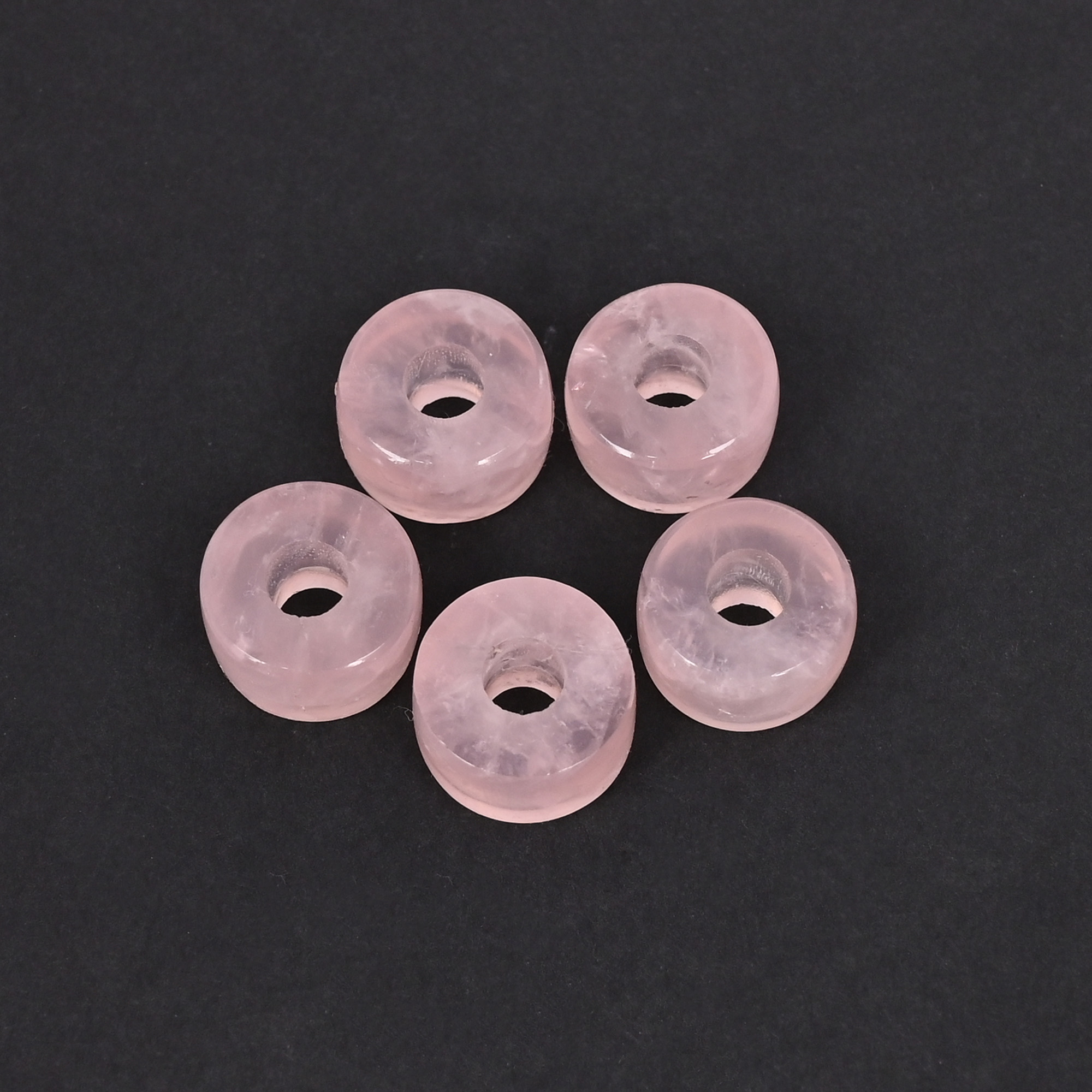 Rose Quartz Beads 14x8x5mm Natural Gemstone for Jewelry Making