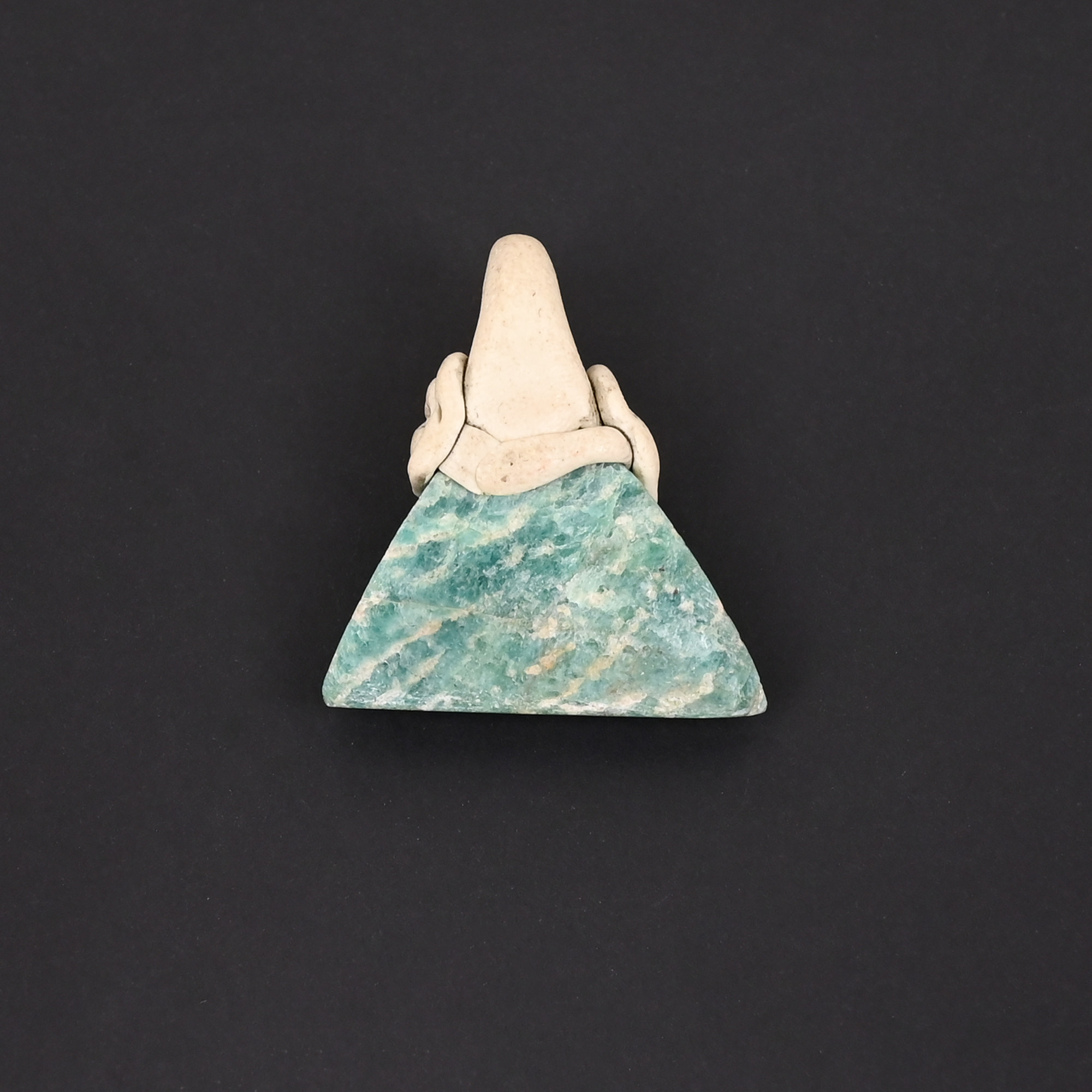 Clay Work Jasper Gemstone Handcrafted Stone Jewelry Jewelry Making Pendant Necklace