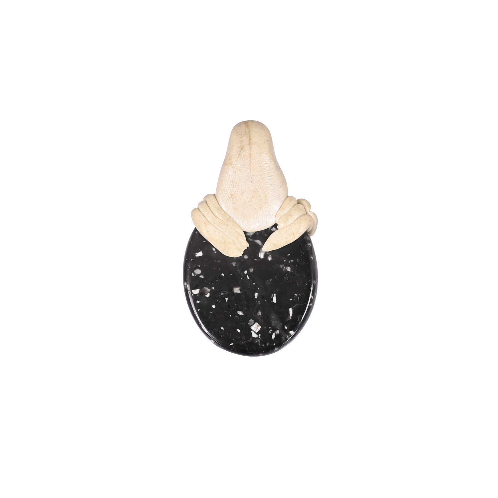 Clay Work Jasper Gemstone Jewelry Making Pendant Necklace Handcrafted Stone Jewelry