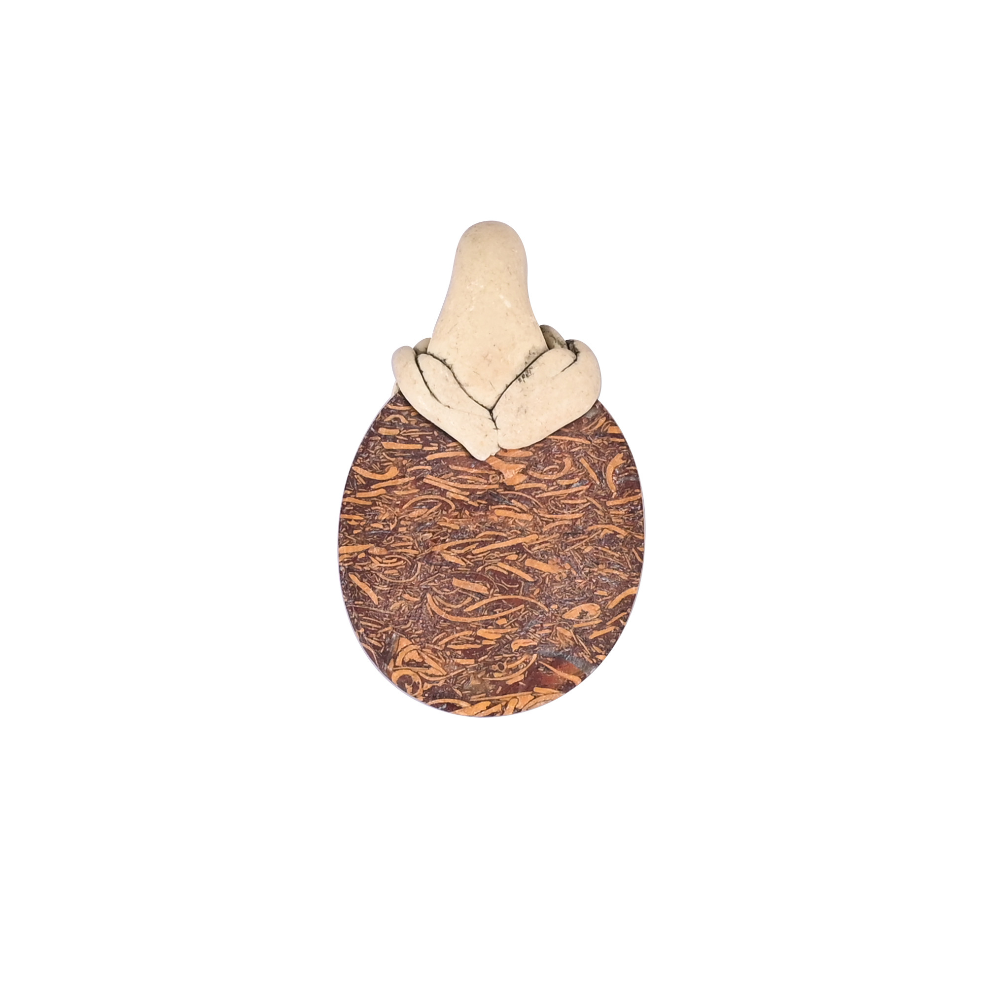Clay Work Jasper Gemstone Jewelry Making Pendant Necklace Unique Stone For Jewelry