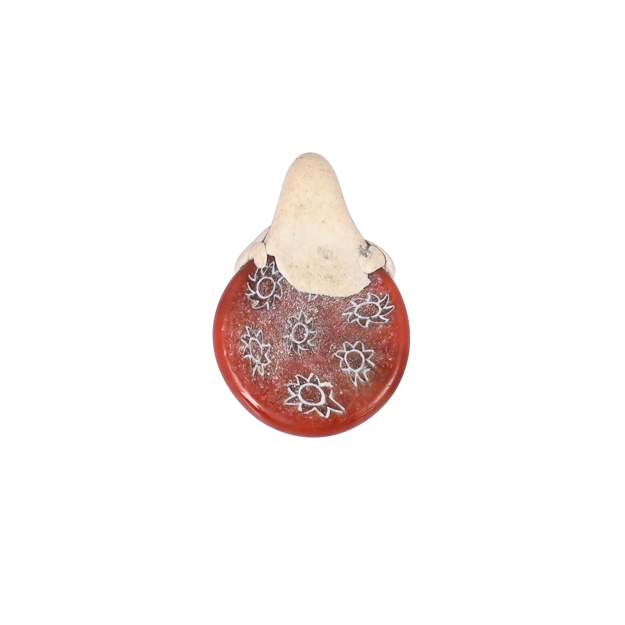Clay Jasper Gemstone Jewelry Making Pendant Necklace Unique Stone For Jewelry Gifts Idea