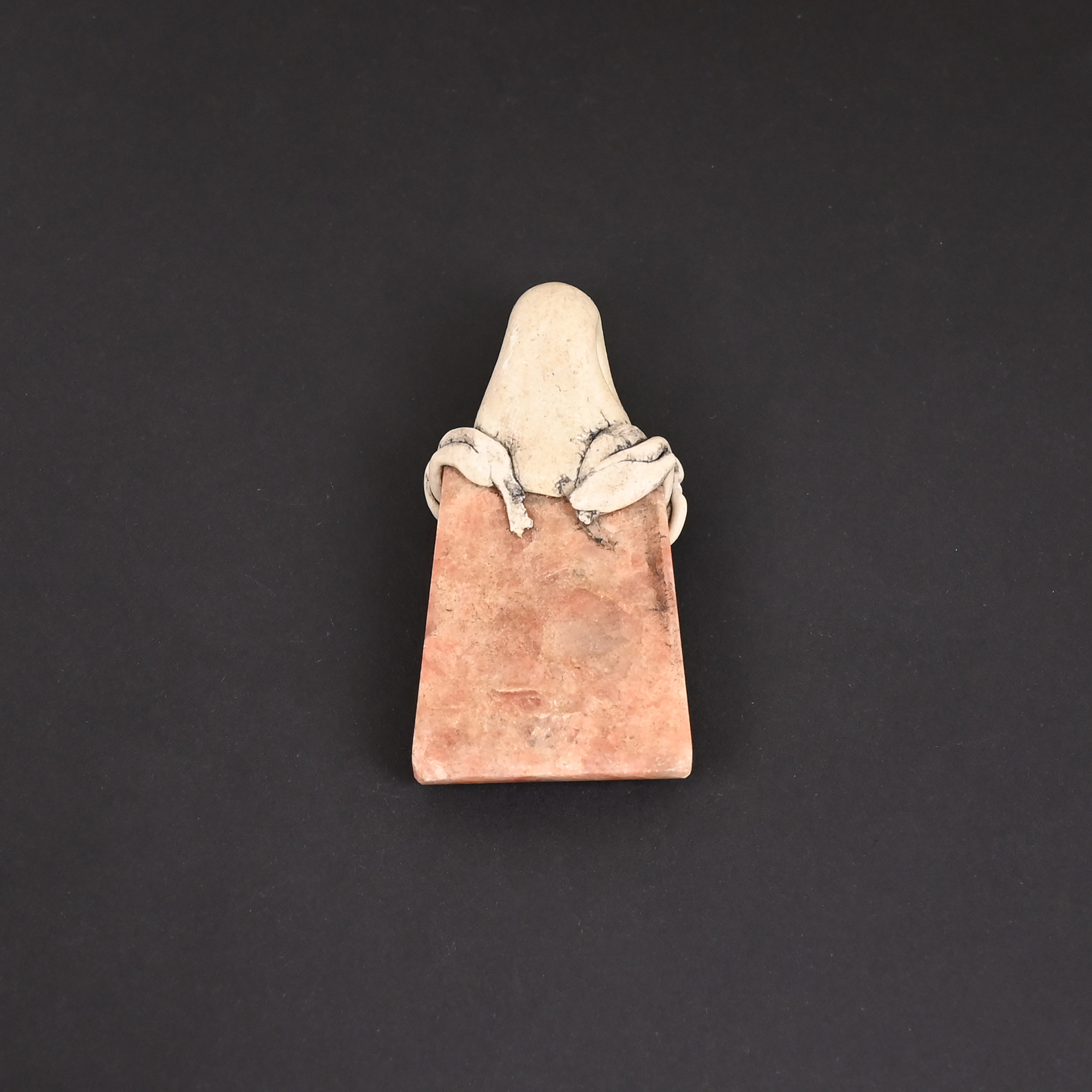 Clay Jasper Gemstone Pendant For Jewelry Making Handcrafted Stone Jewelry