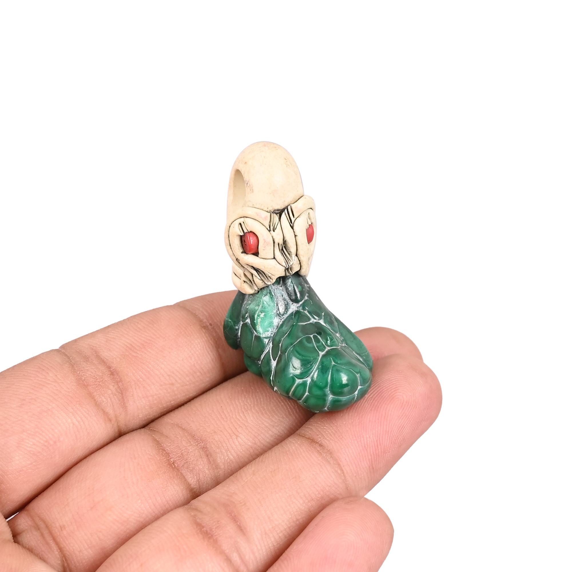Clay Jasper Gemstone Handcrafted Unique Stone Jewelry Jewelry Making Pendant Necklace