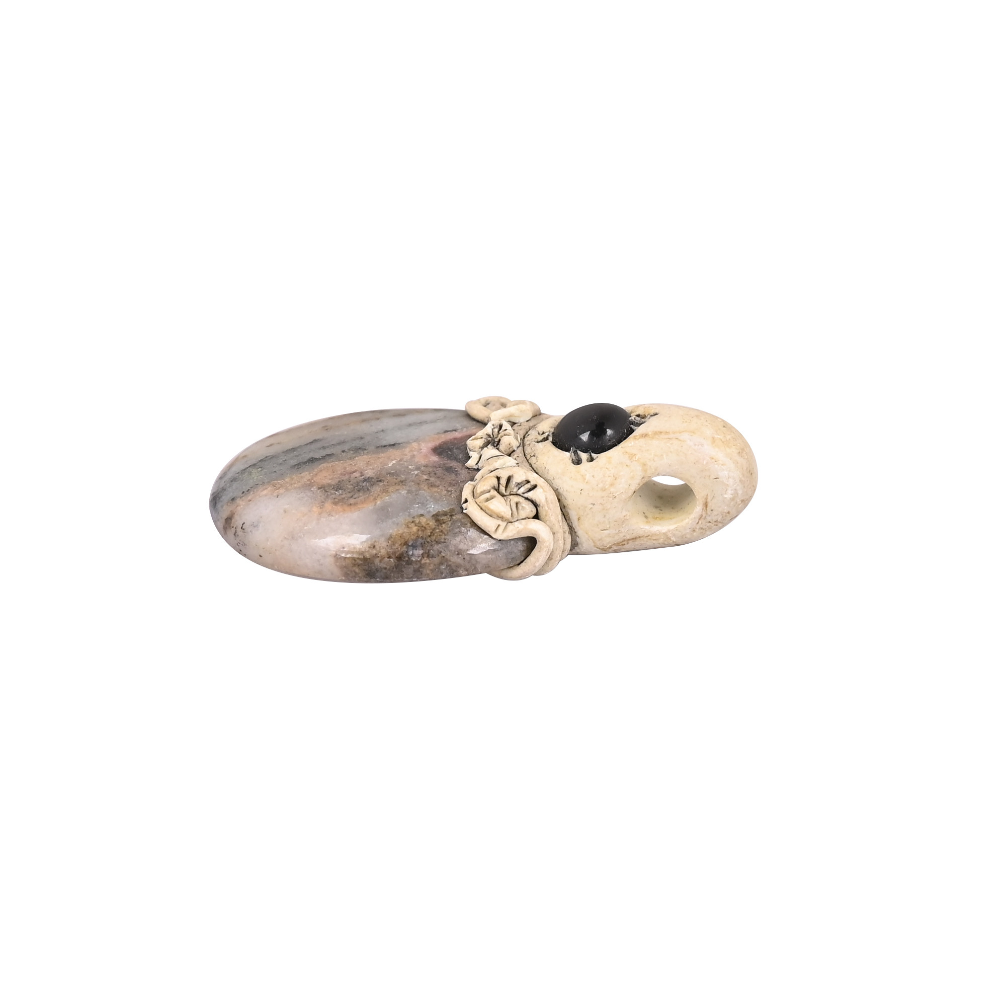 Clay Jasper Gemstone Handcrafted Stone Jewelry Jewelry Making Pendant Necklace
