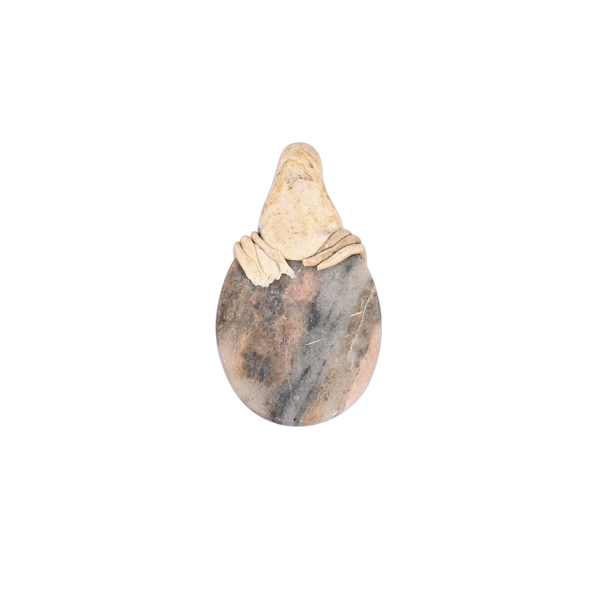 Clay Jasper Gemstone Handcrafted Stone Jewelry Jewelry Making Pendant Necklace