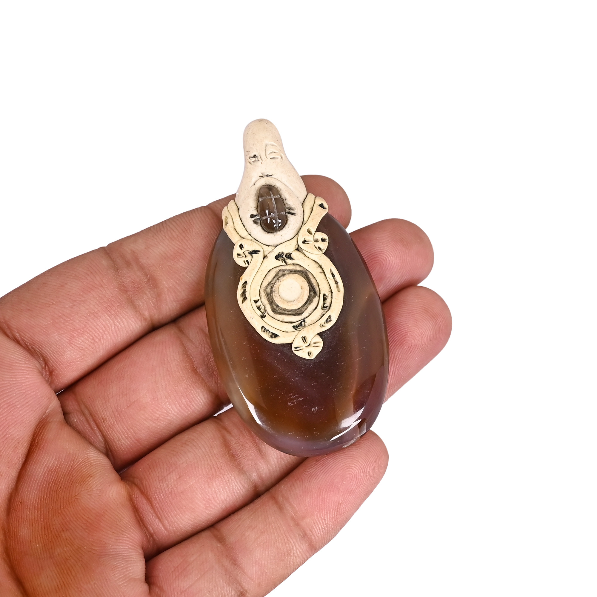 Sardonyx Gemstone Unique Stone Jewelry Jewelry Making Pendant Necklace Gift Pendant