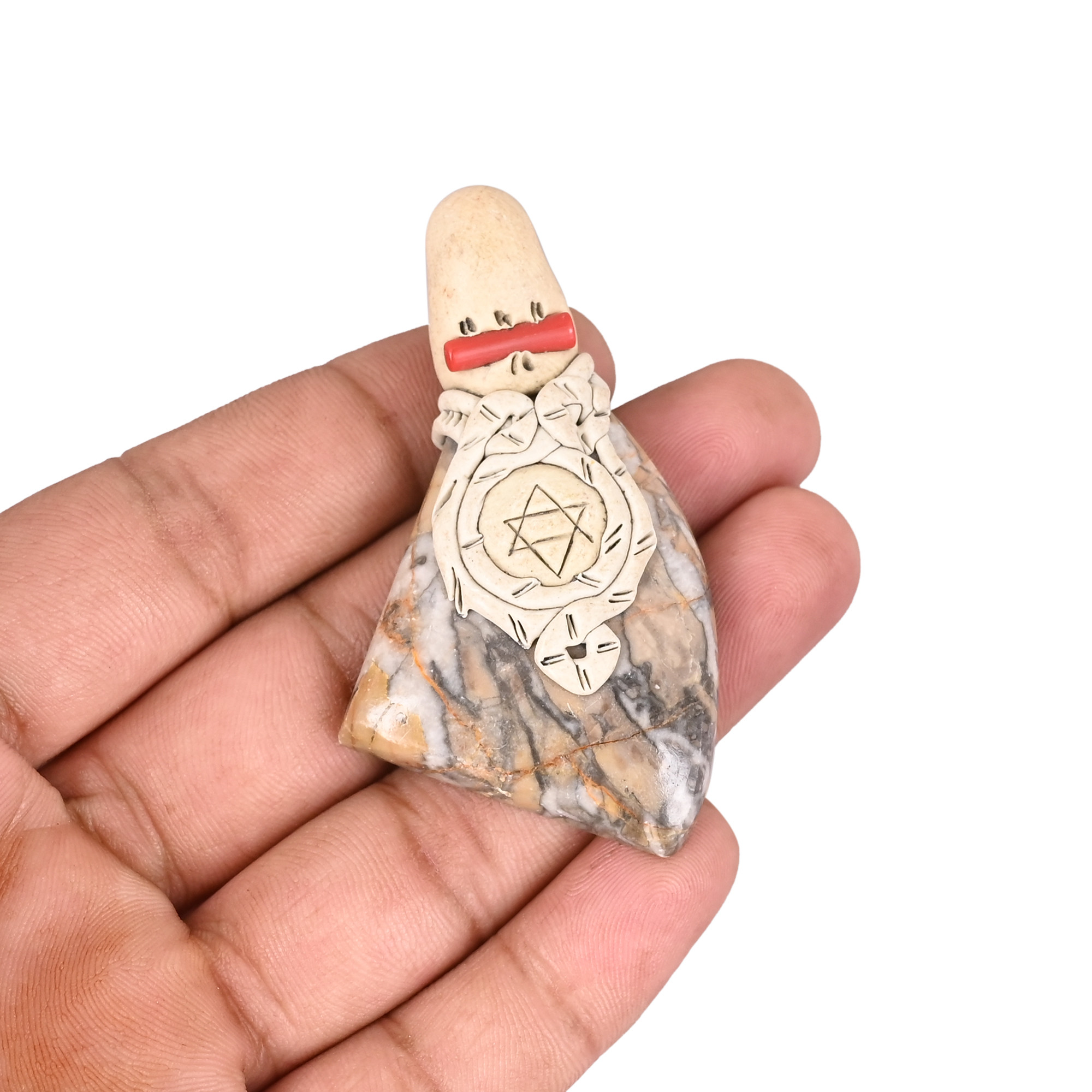 Clay Jasper Gemstone Jewelry Jewelry Making Pendant Necklace Gift For Her Boho Jewelry
