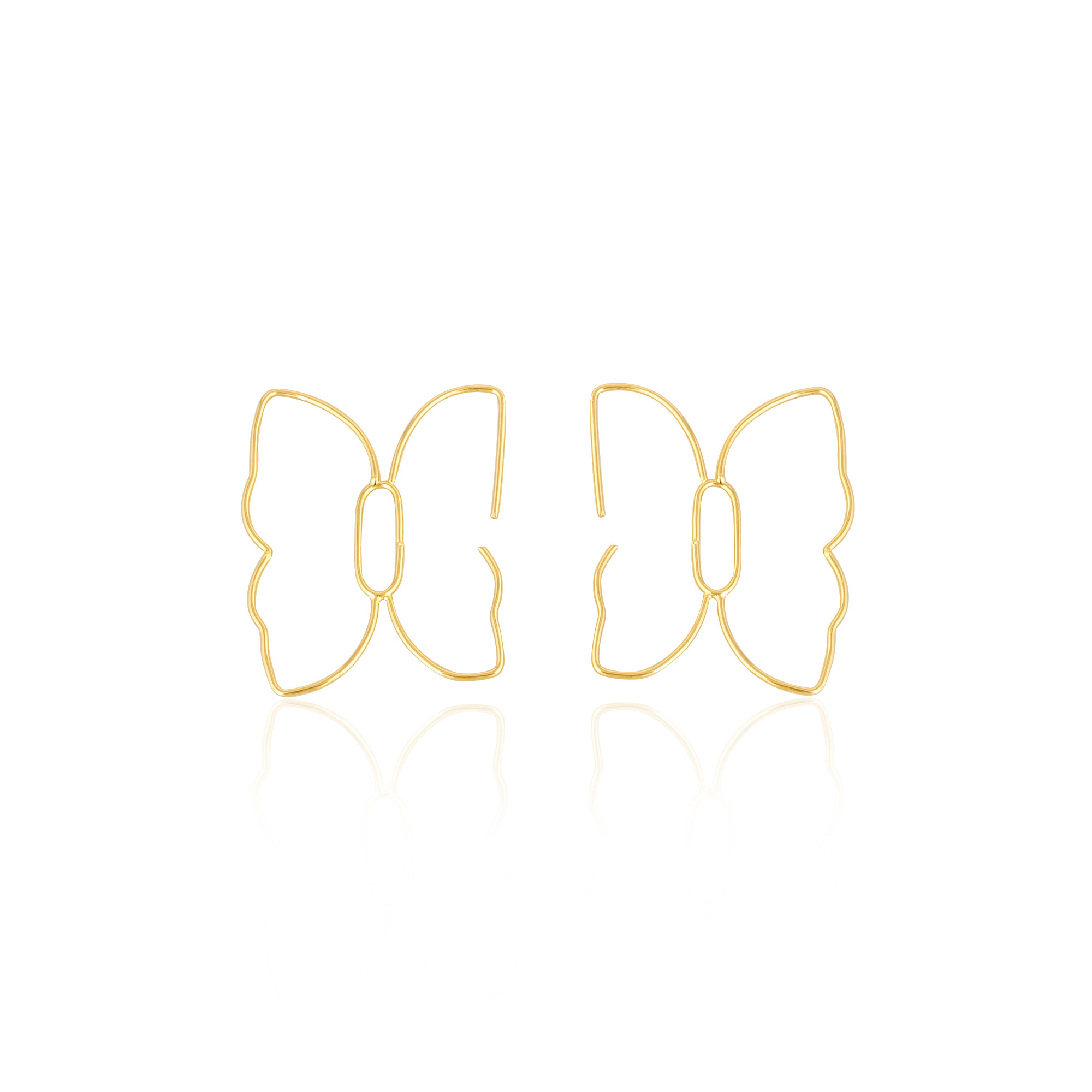 Brass Yellow Gold Plated Women Hoops Earring Anniversary Gift Wholesale Lot 25 Pairs