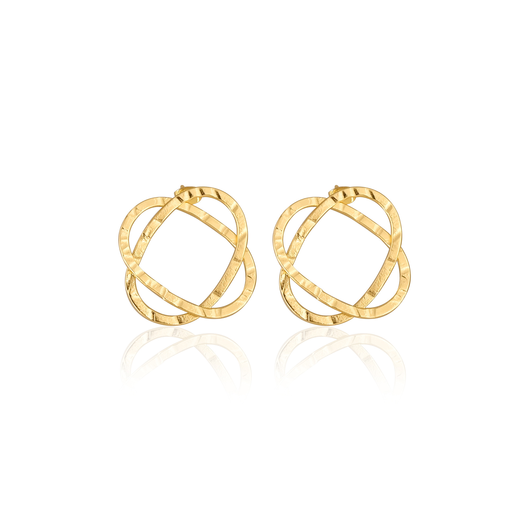 Wholesale Lot 25 Pairs Brass Yellow Gold Plated Dainty Earring Charm Jewelry