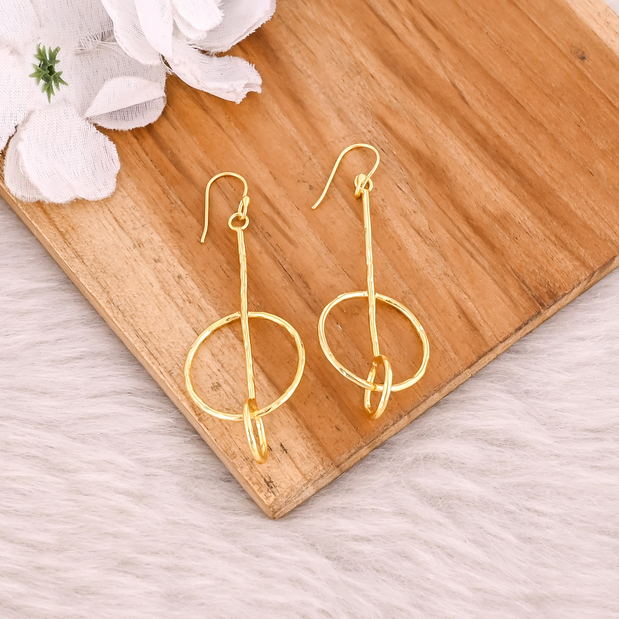 Yellow Gold Plated Brass Handmade Designer Wholesale Lot 25 pairs