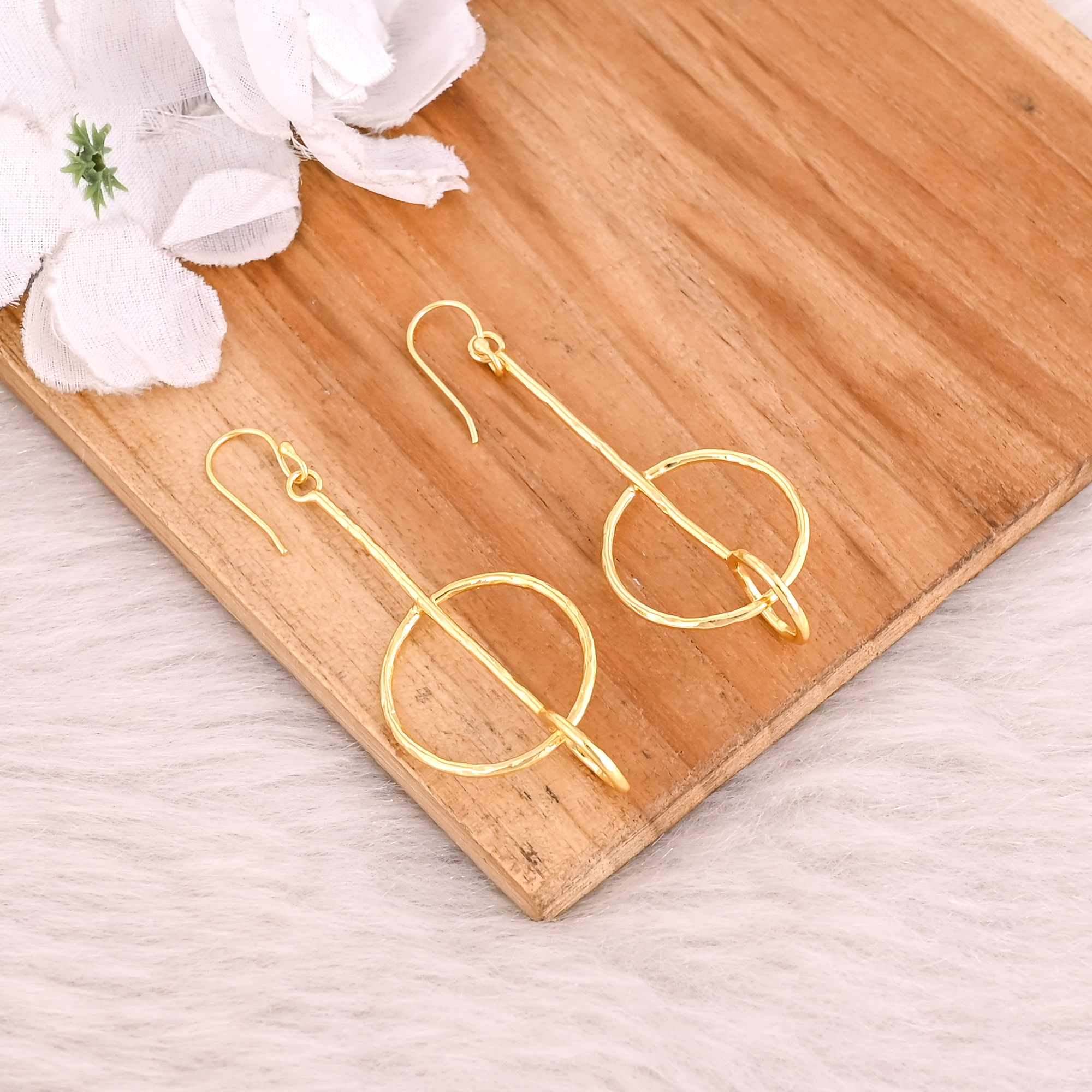Yellow Gold Plated Brass Handmade Designer Wholesale Lot 25 pairs