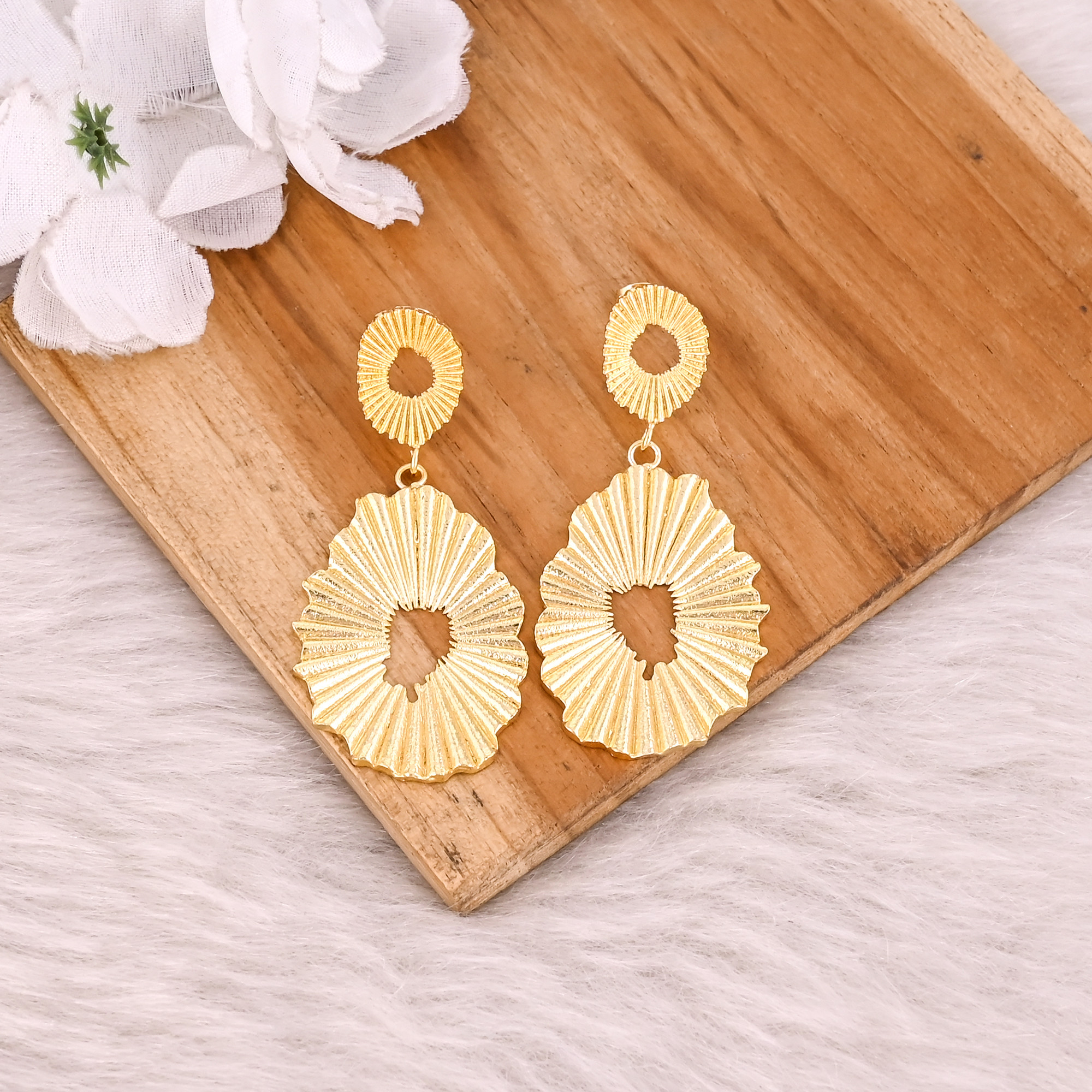 Brass Yellow Gold Plated Wholesale Lot 25 pairs Designer Stud Earring Charm Jewelry