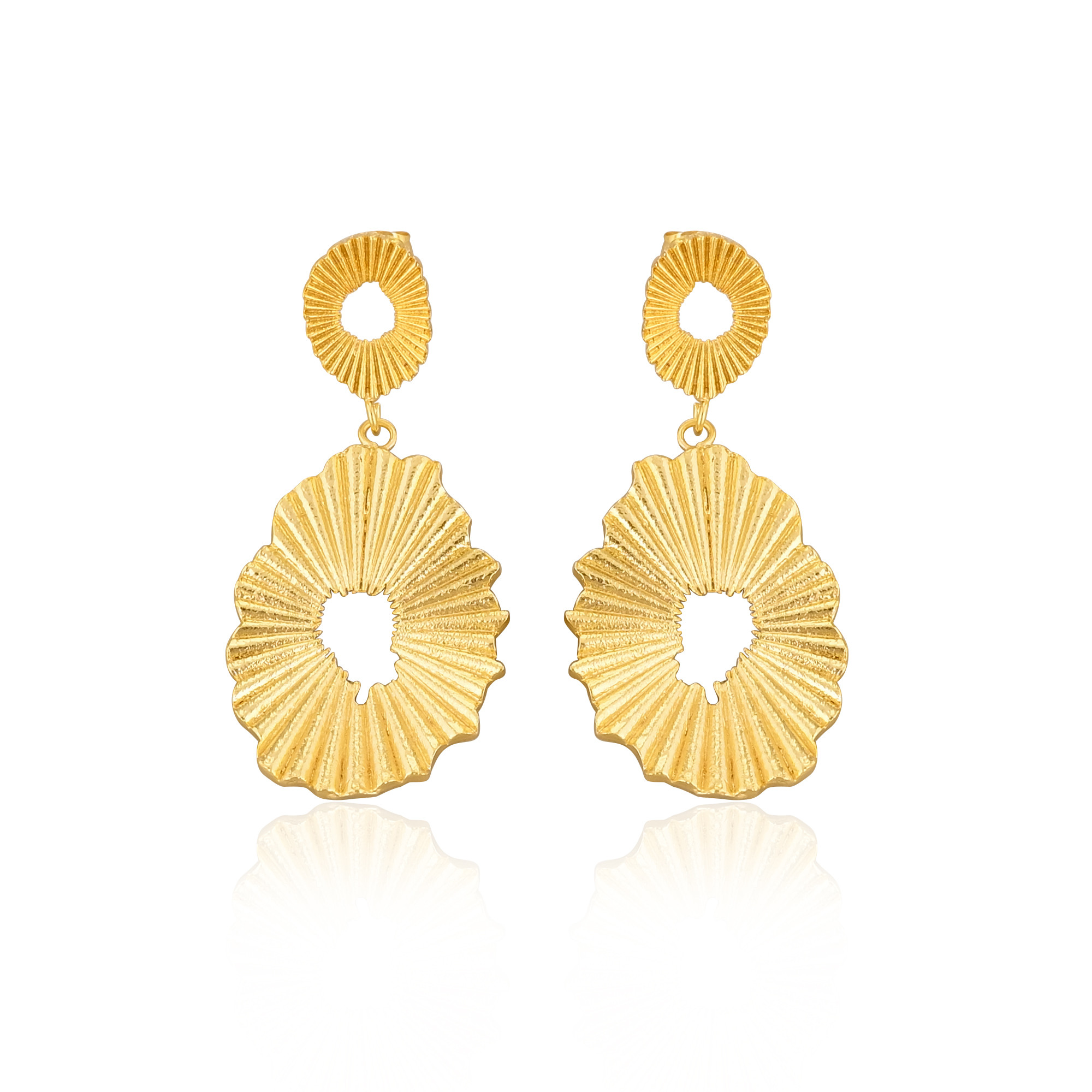 Brass Yellow Gold Plated Wholesale Lot 25 pairs Designer Stud Earring Charm Jewelry