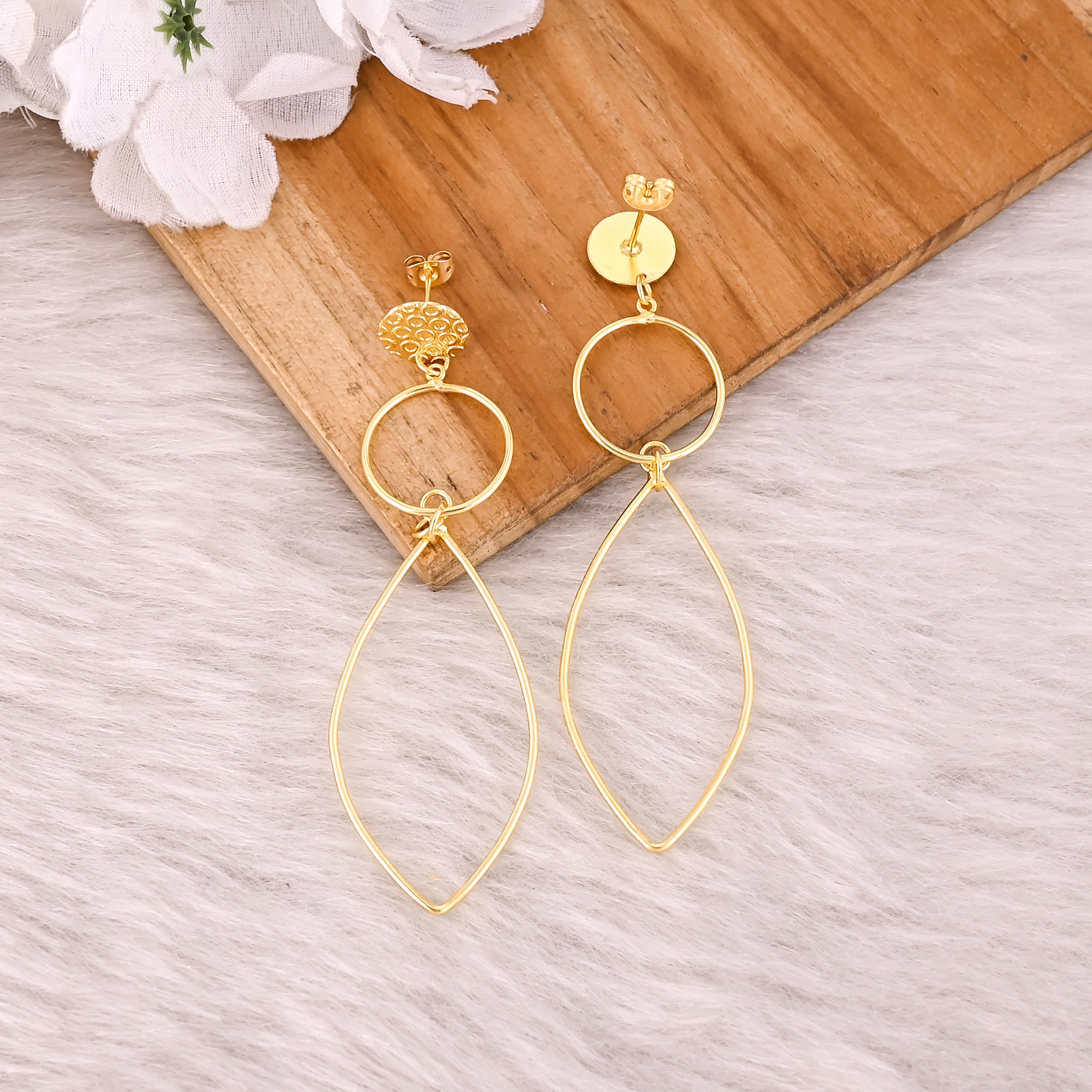 Wholesale Lot 25 Pairs Brass Yellow Gold Plated Handmade Designer Women Earring