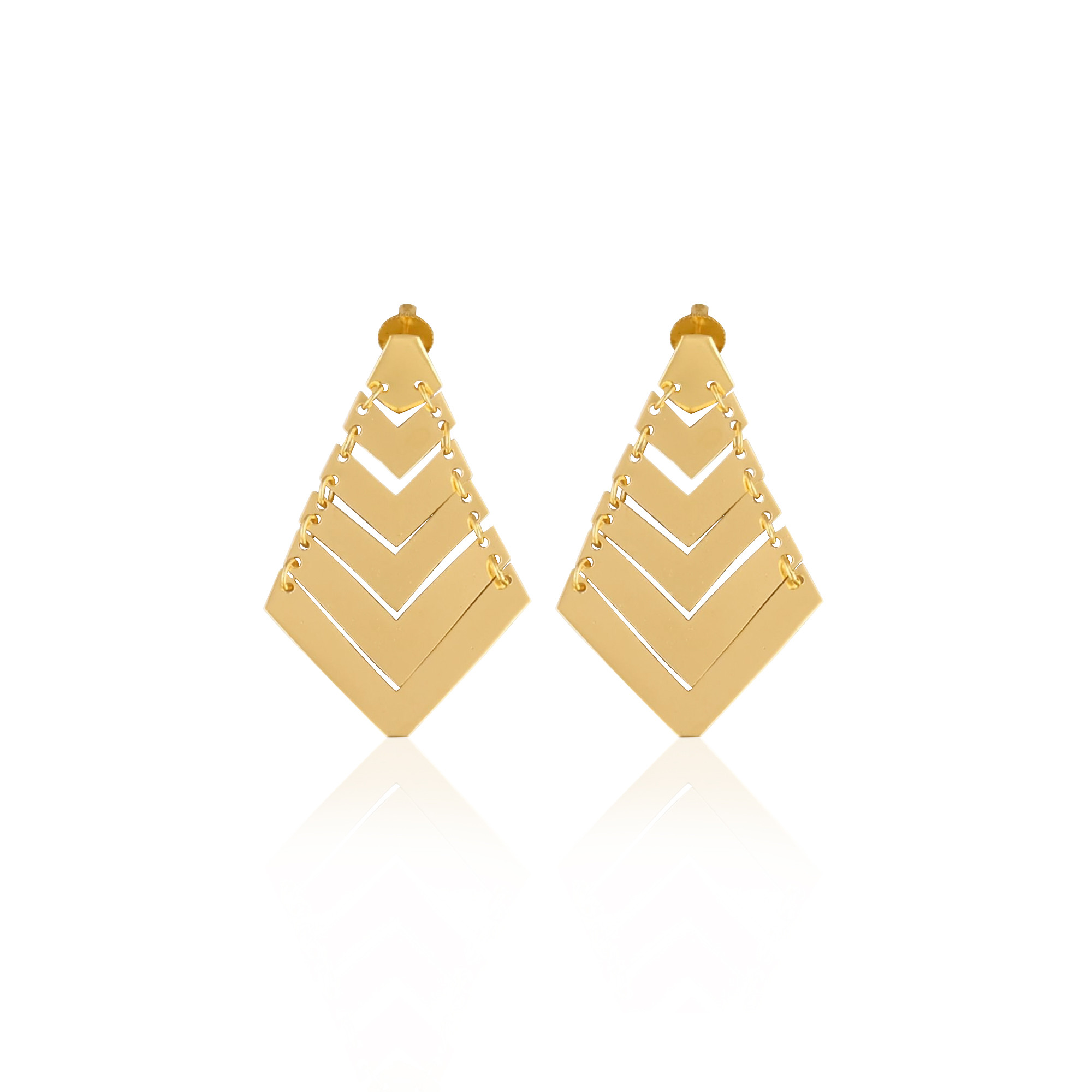 Wholesale 25 Pair Lot Brass Gold Plated Dangle Stud Earring Handmade Jewelry