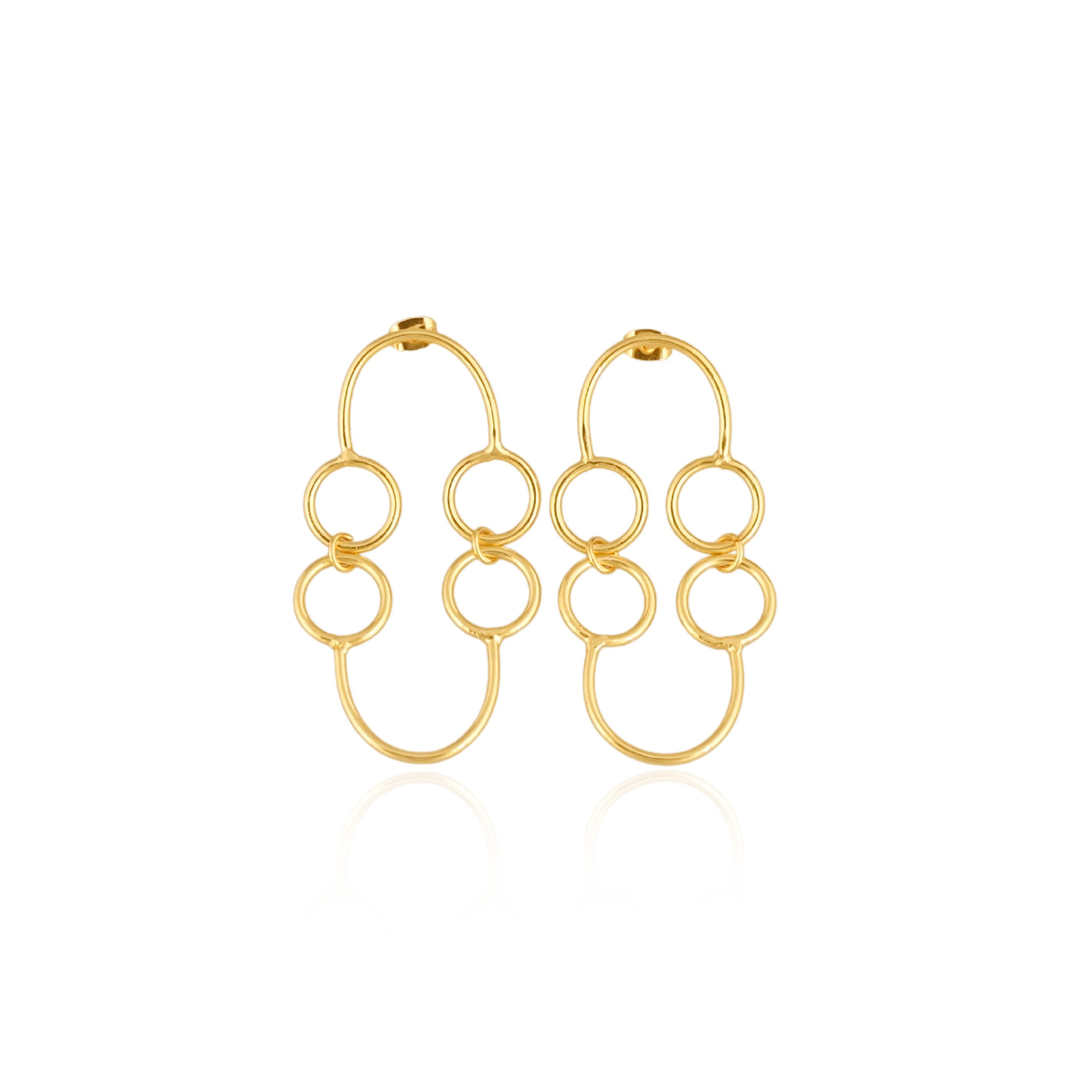 Wholesale Lot 25 Pairs Yellow Gold Plated brass Handmade Boho Earring Anniversary Gift